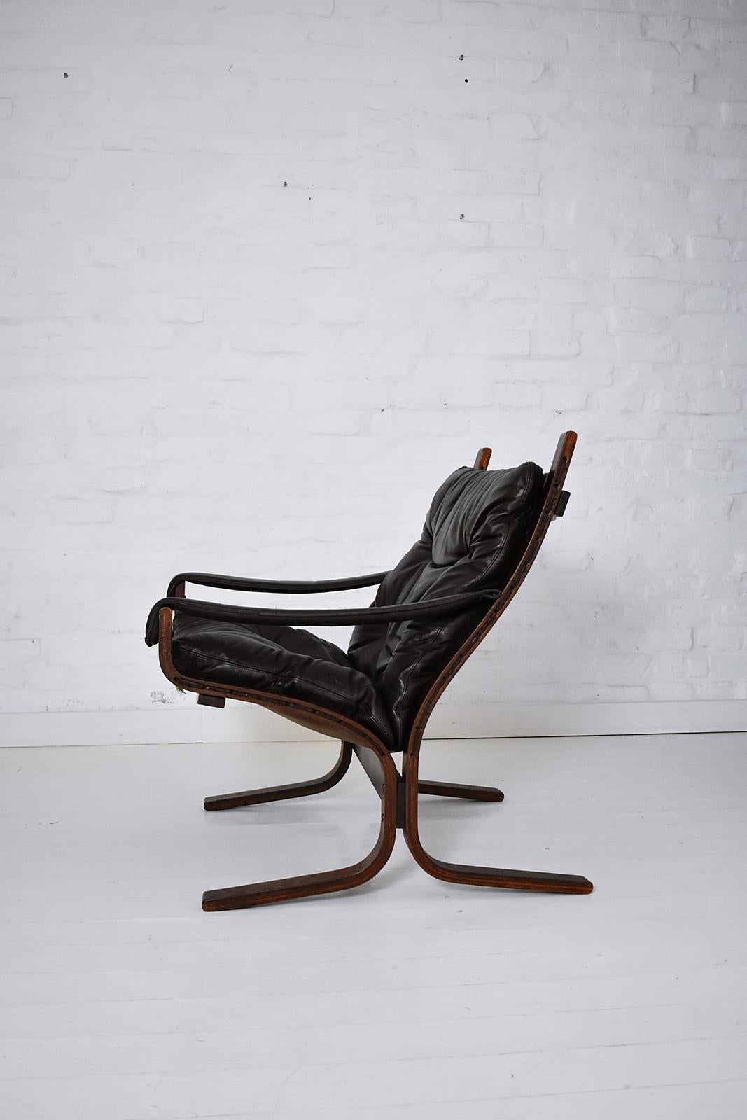 20th Century Scandinavian Ingmar Relling Siesta Armchair by Westnofa, Norway, 1970s