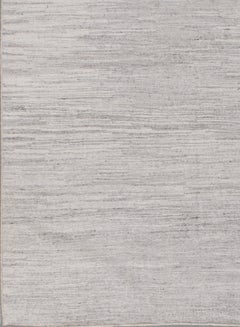 Scandinavian Ivory Swedish Style Flatweave Collection Deco Rug 8' x 10'