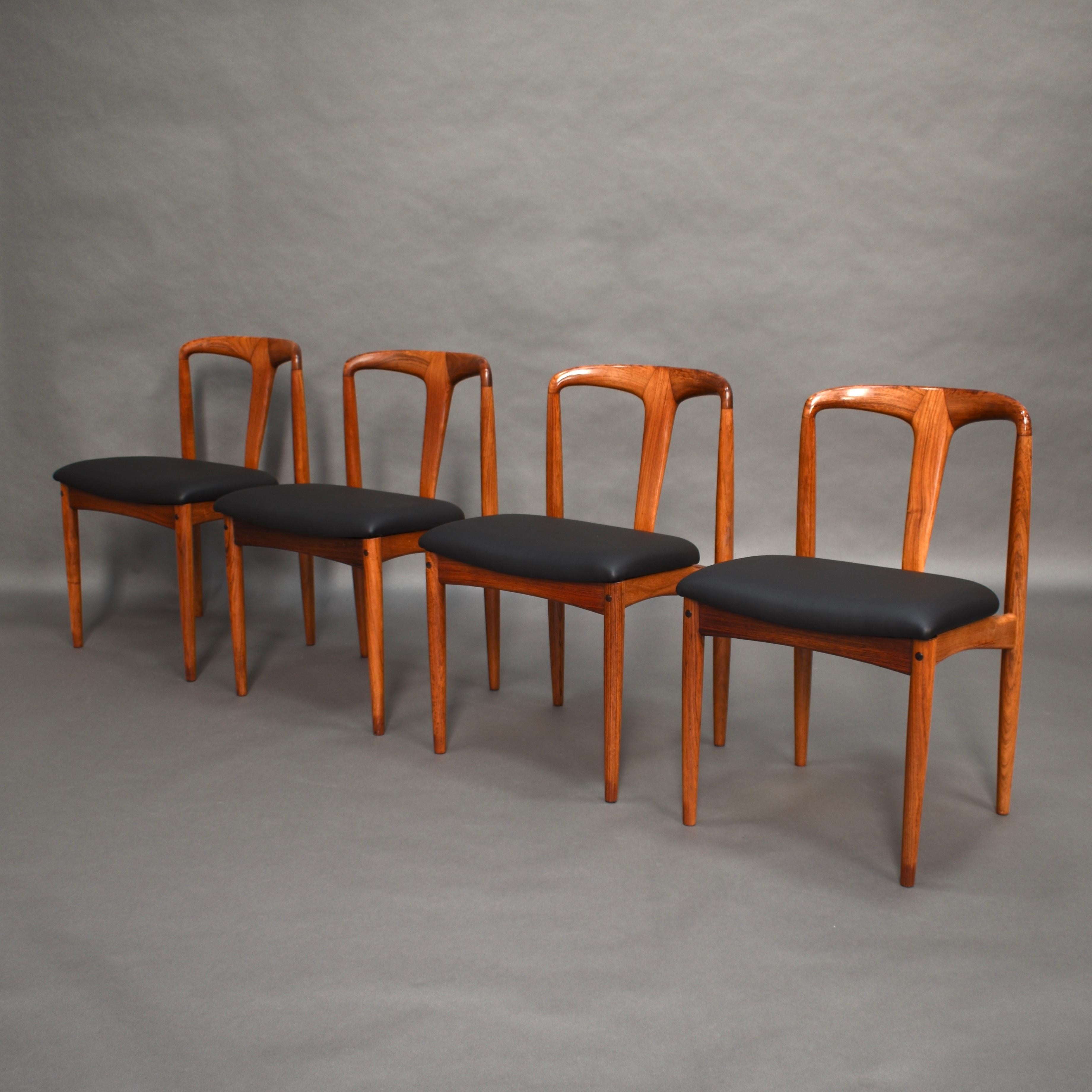 Scandinavian Modern Scandinavian Johannes Andersen Chairs with New Upholstery, Denmark, 1960s