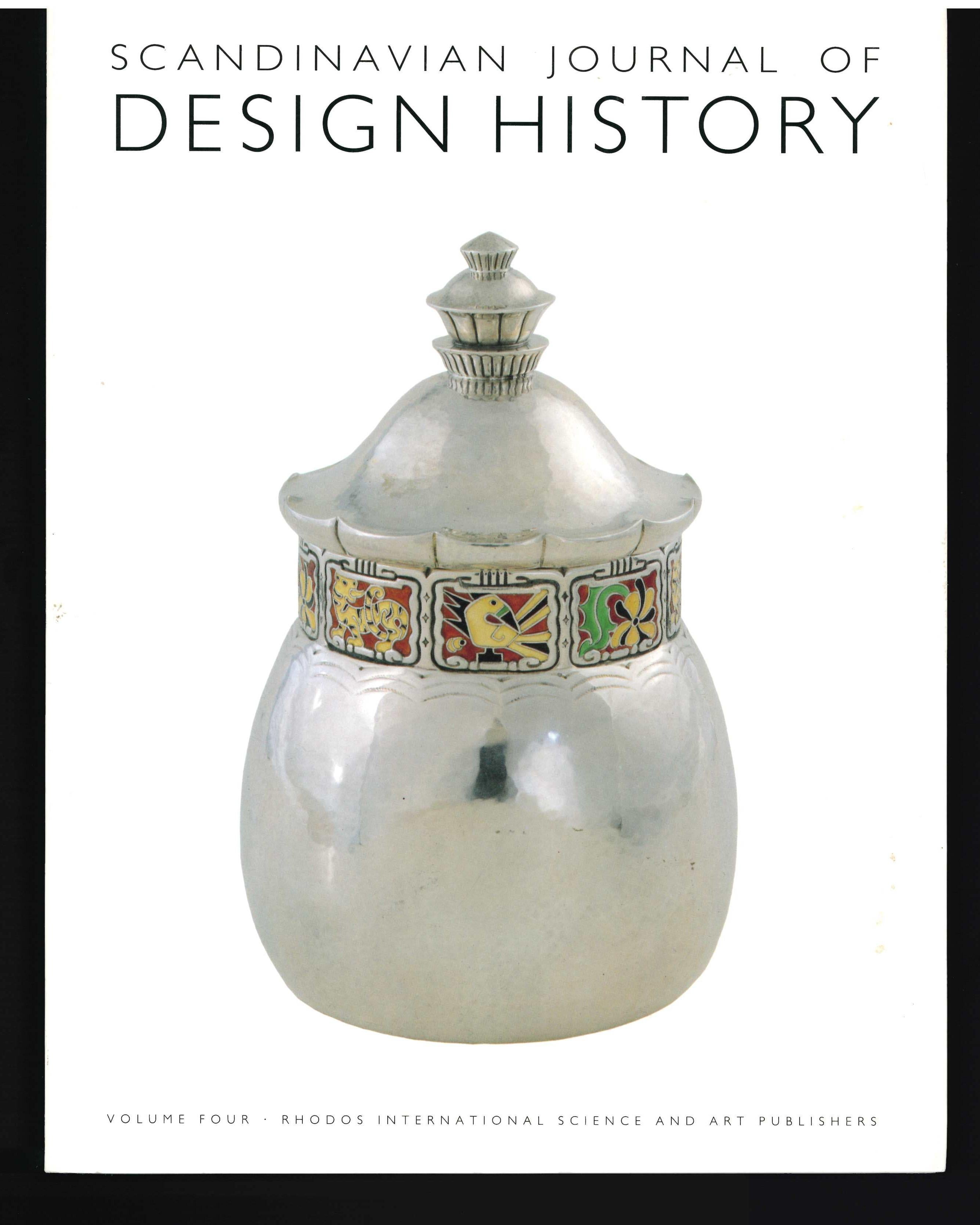 Late 20th Century Scandinavian Journal of Design History - Volumes 1-5 (Book) For Sale