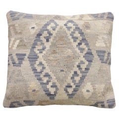 Scandinavian Kilim Light Grey Cushion Cover Oriental Kilim Pillow