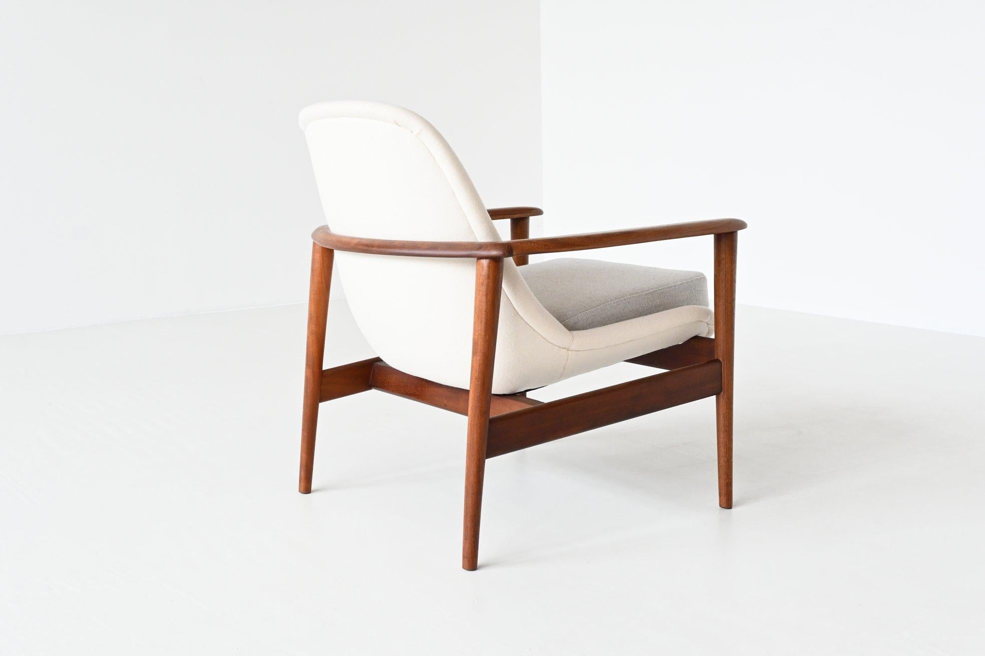 Scandinavian Kofod Larsen Style Lounge Chair, Denmark, 1960 2