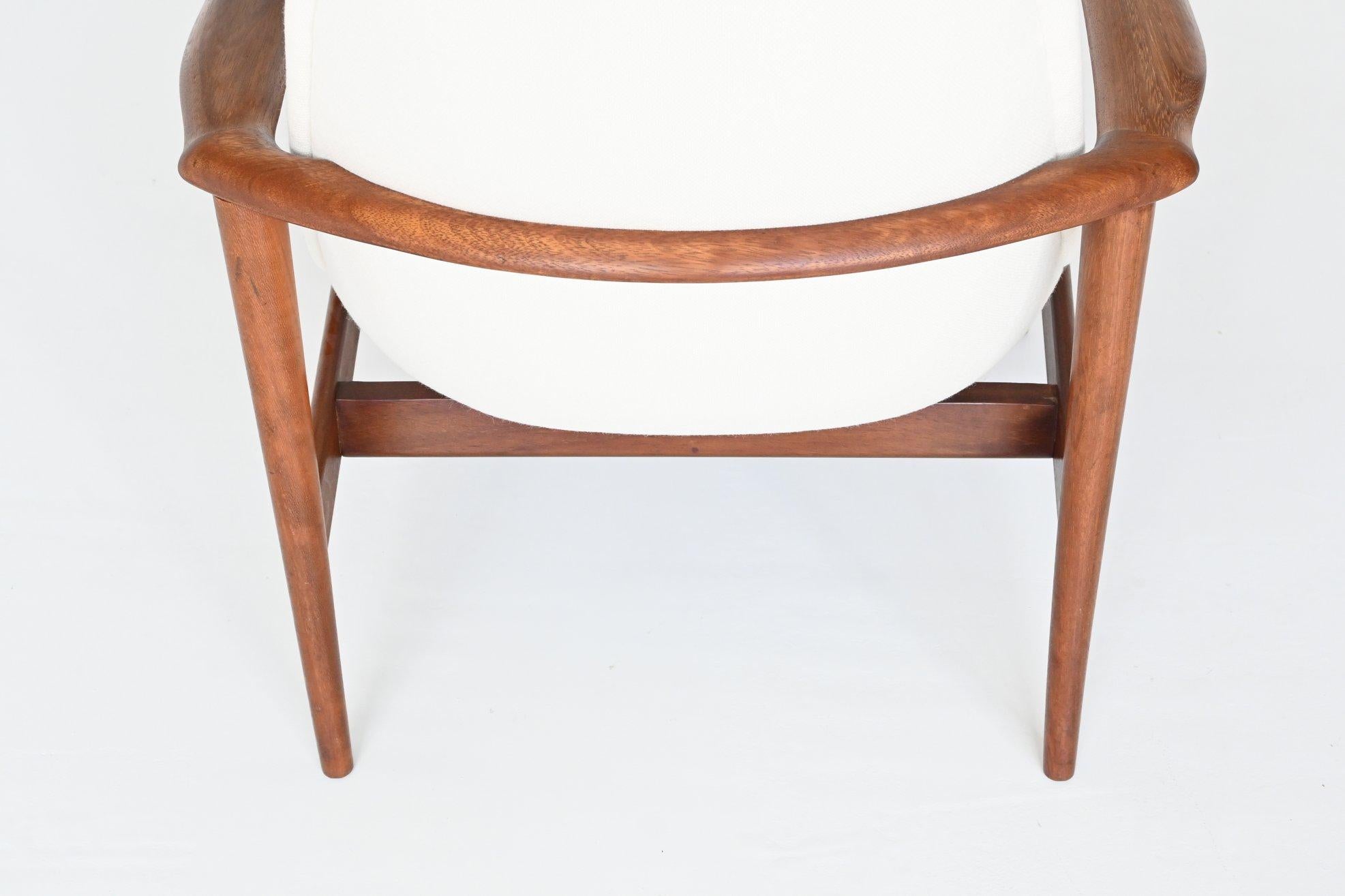 Scandinavian Kofod Larsen Style Lounge Chair, Denmark, 1960 1
