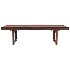 Banc scandinave 'Krobo' en bois de rose de Torbjørn Afdal pour Mellemstrands