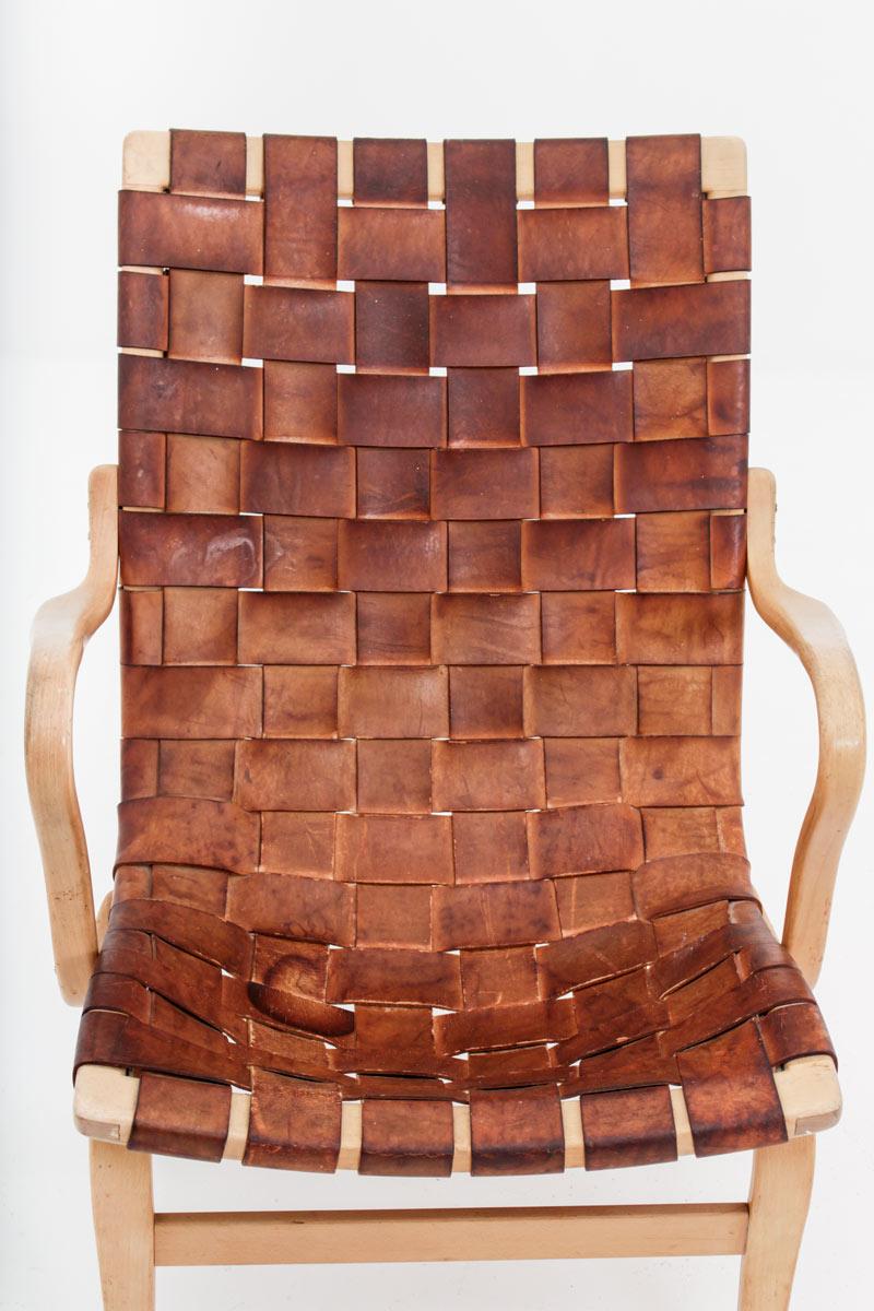Scandinavian Leather Easy Chair 