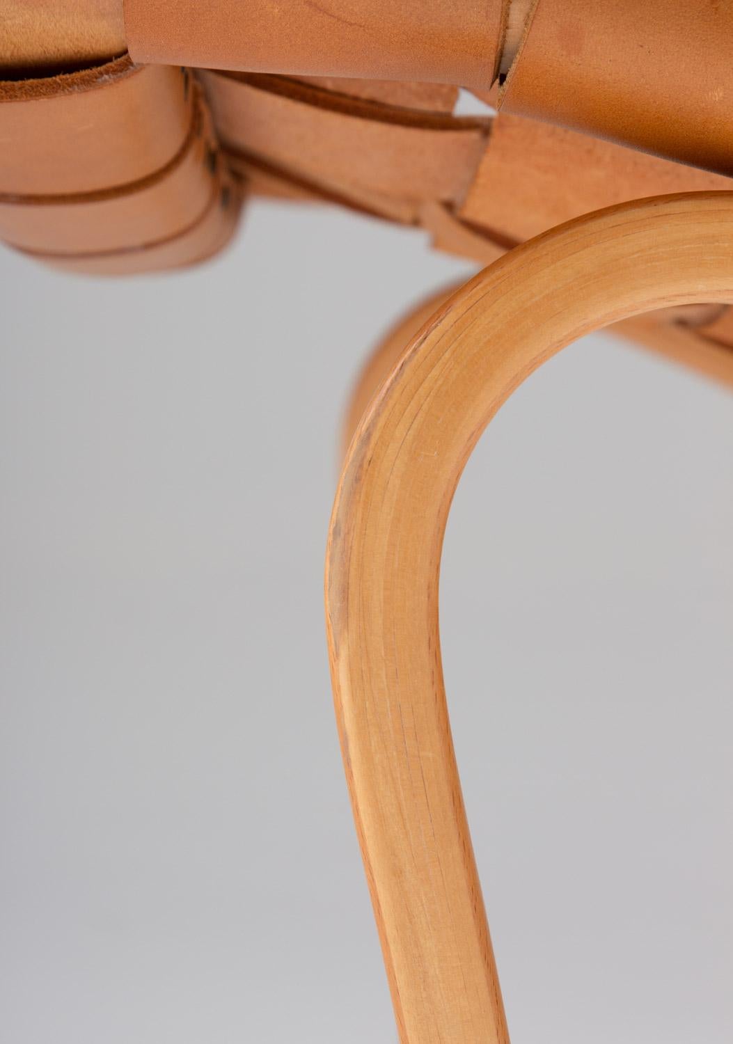 Scandinavian Leather Easy Chair 