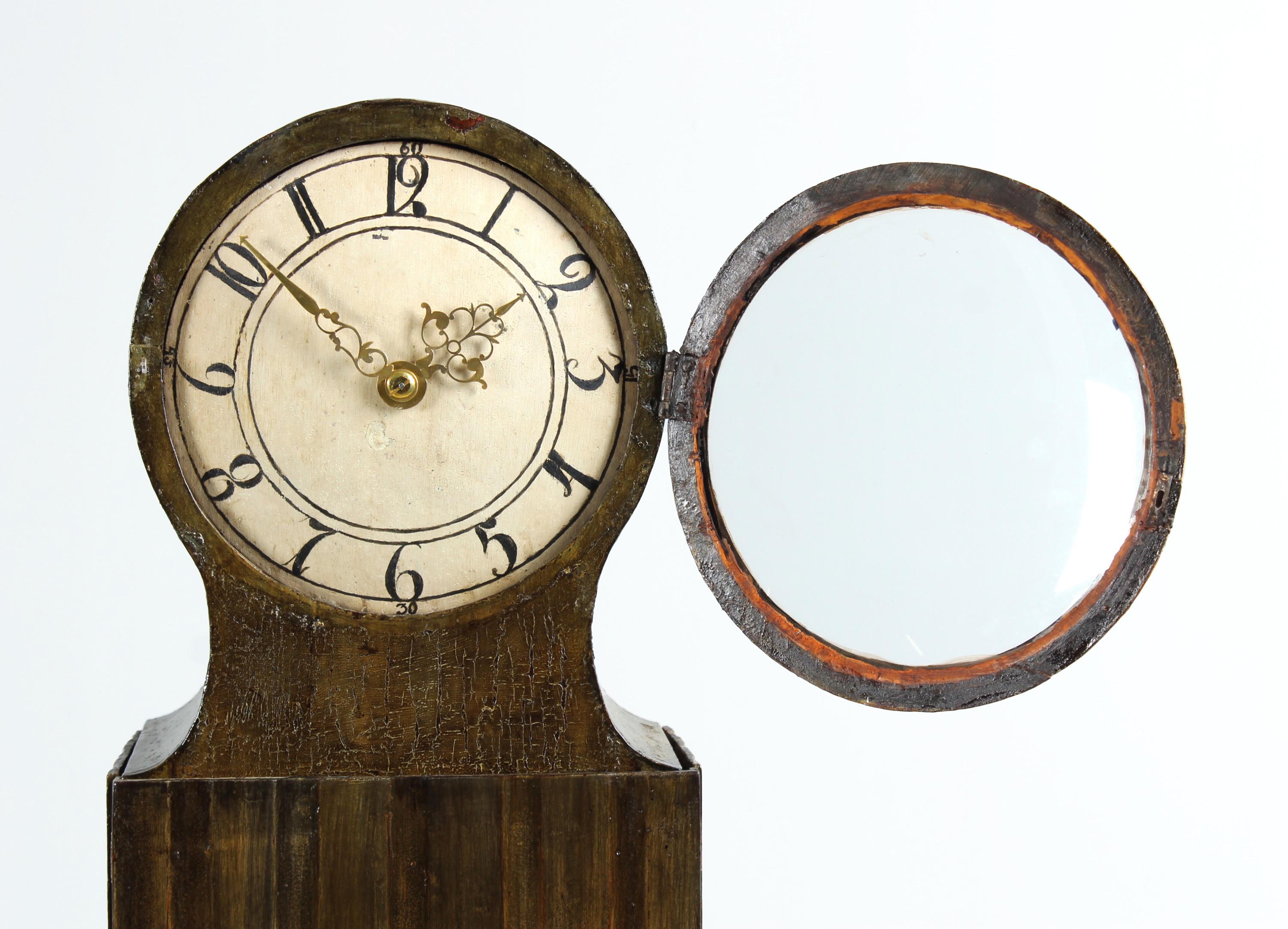 Swedish Scandinavian Longcase Clock, Sweden, 18th Century For Sale