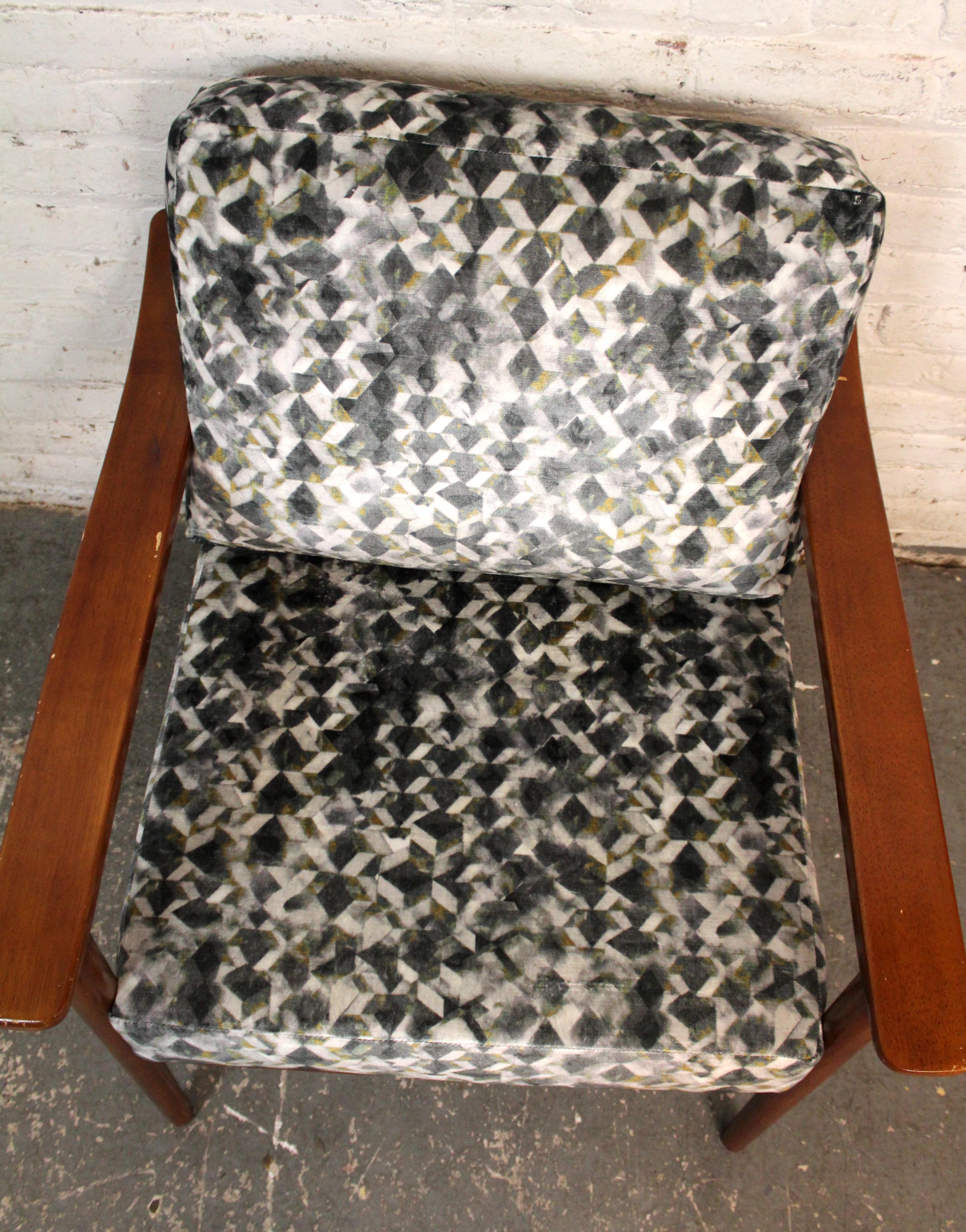 Scandinavian Lounge Chair by Jonathan Adler For Sale 2