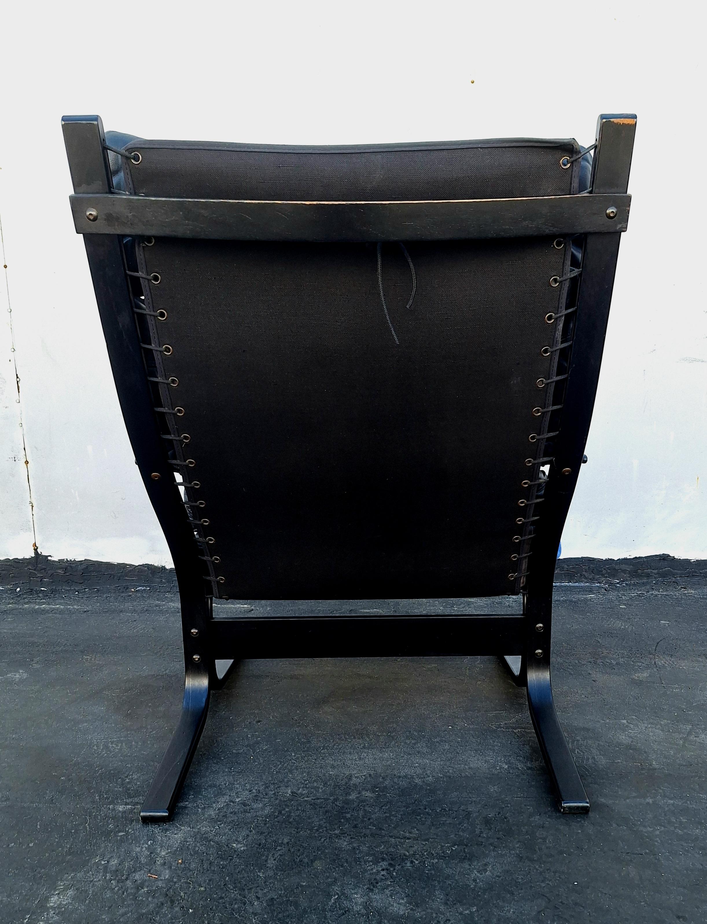 Mid-Century Modern Scandinavian Lounge Chair Designed by Ingmar RELLING for WESTNOFA Vestlandske For Sale