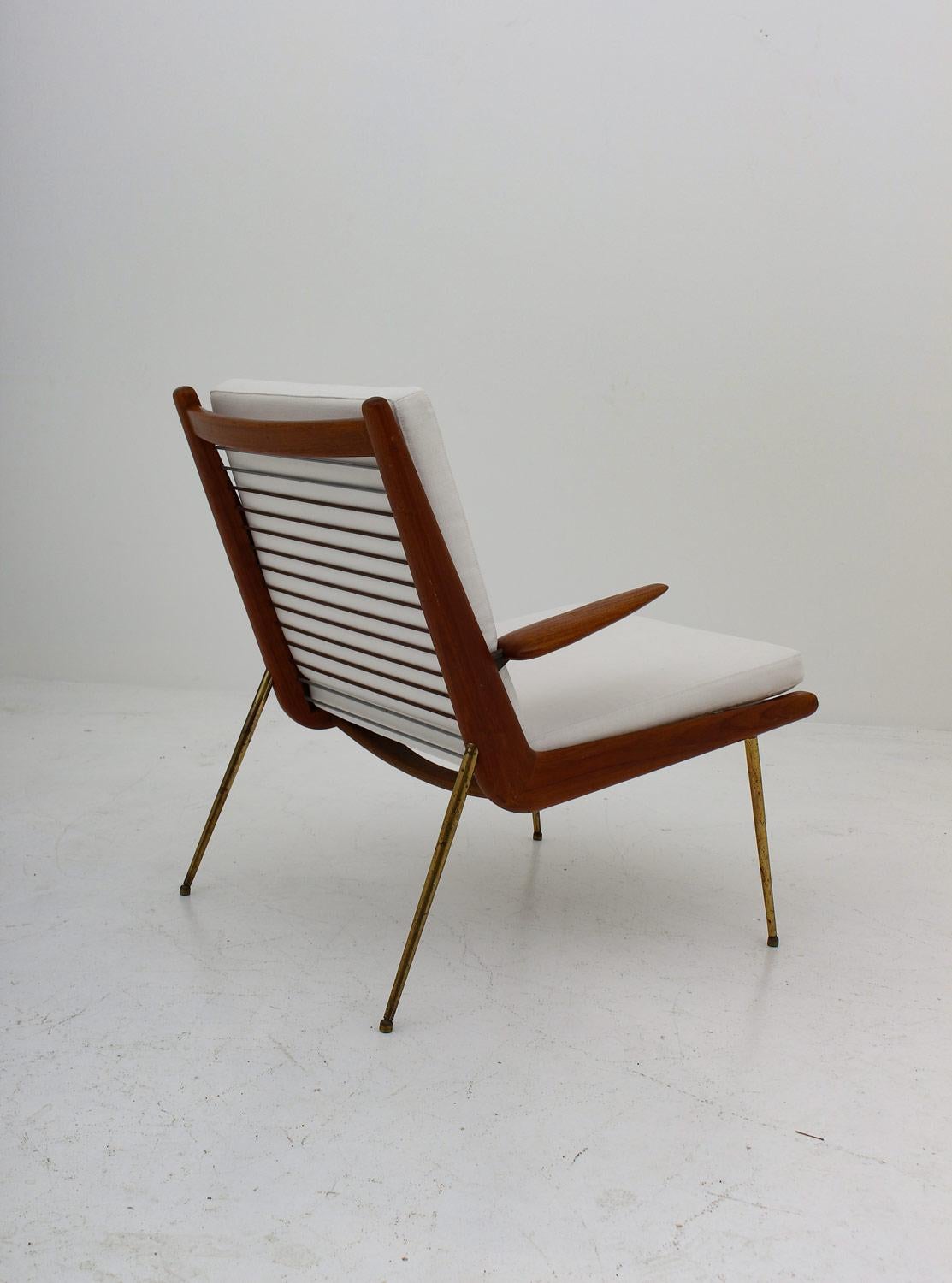 Scandinavian midcentury lounge chairs by Peter Hvidt & Orla Mølgaard-Nielsen, also known as 