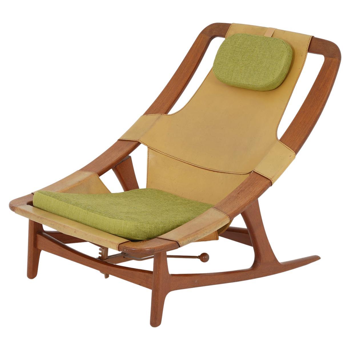 Scandinavian Lounge Chair "Holmenkollen" by Arne Tidemand Ruud For Sale