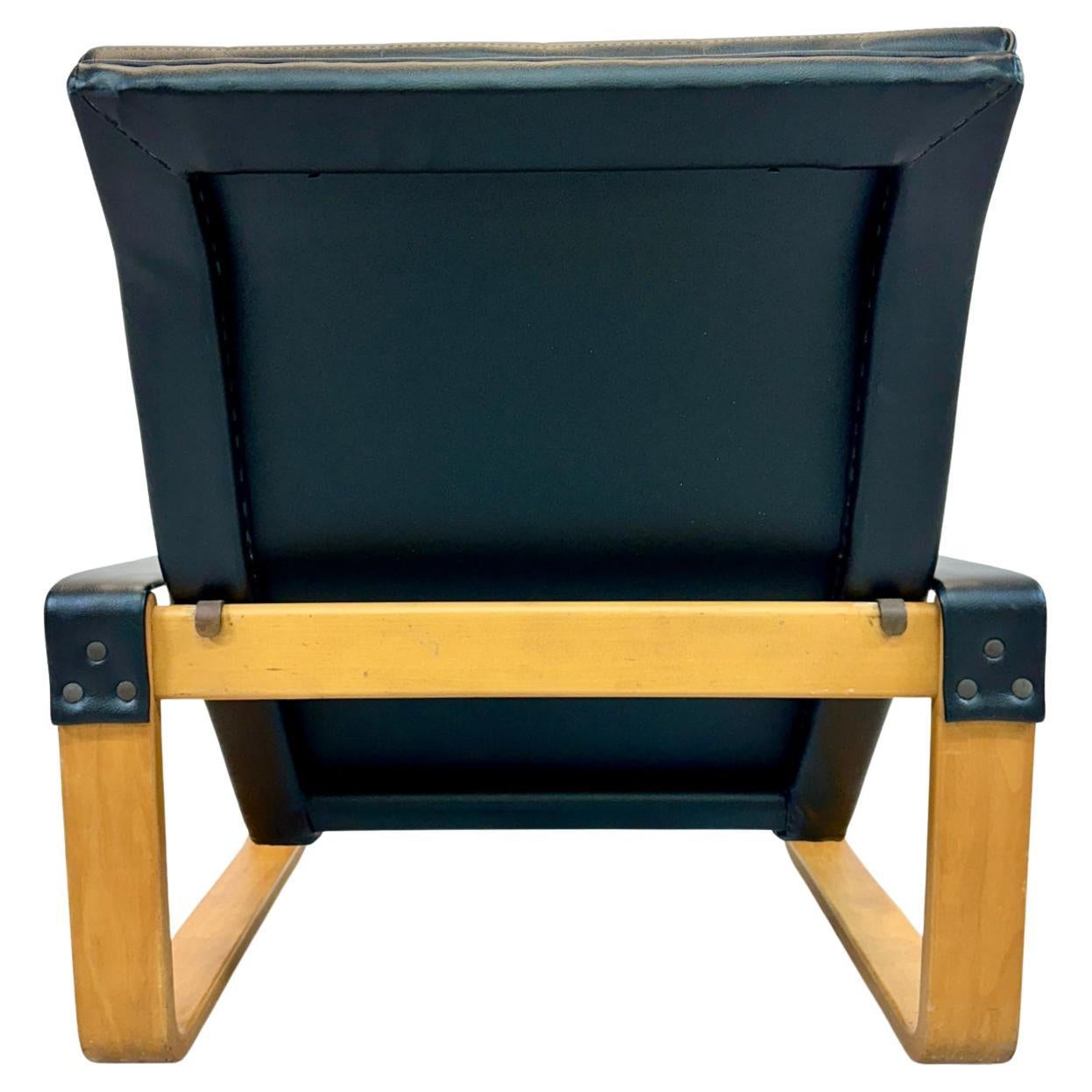 Scandinavian Modern Scandinavian Lounge Chair Pulkka designed by Ilmari Lappalainen for Asko 1967