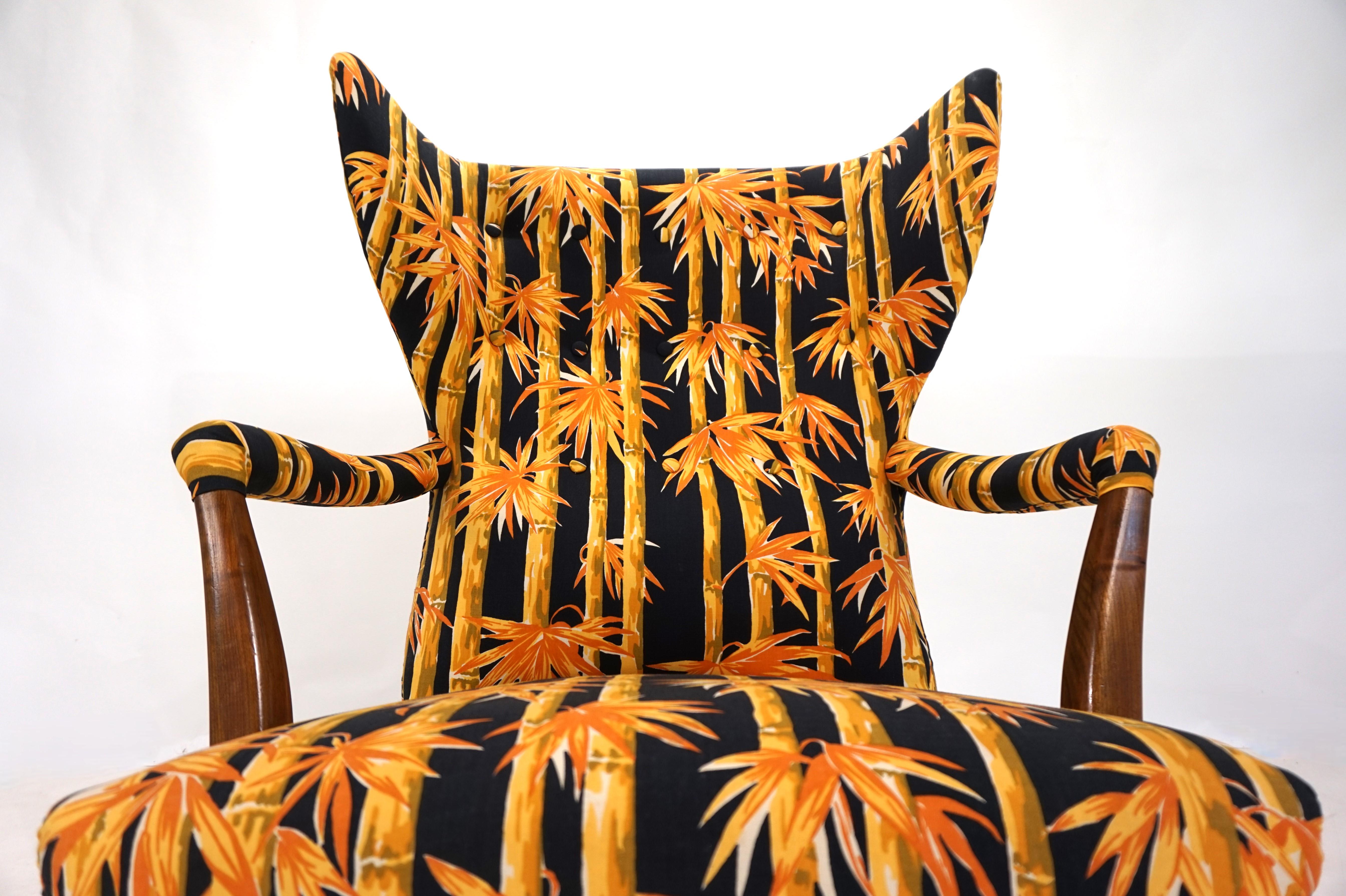 Scandinavian lounge chair Wingchair, 1960 For Sale 5