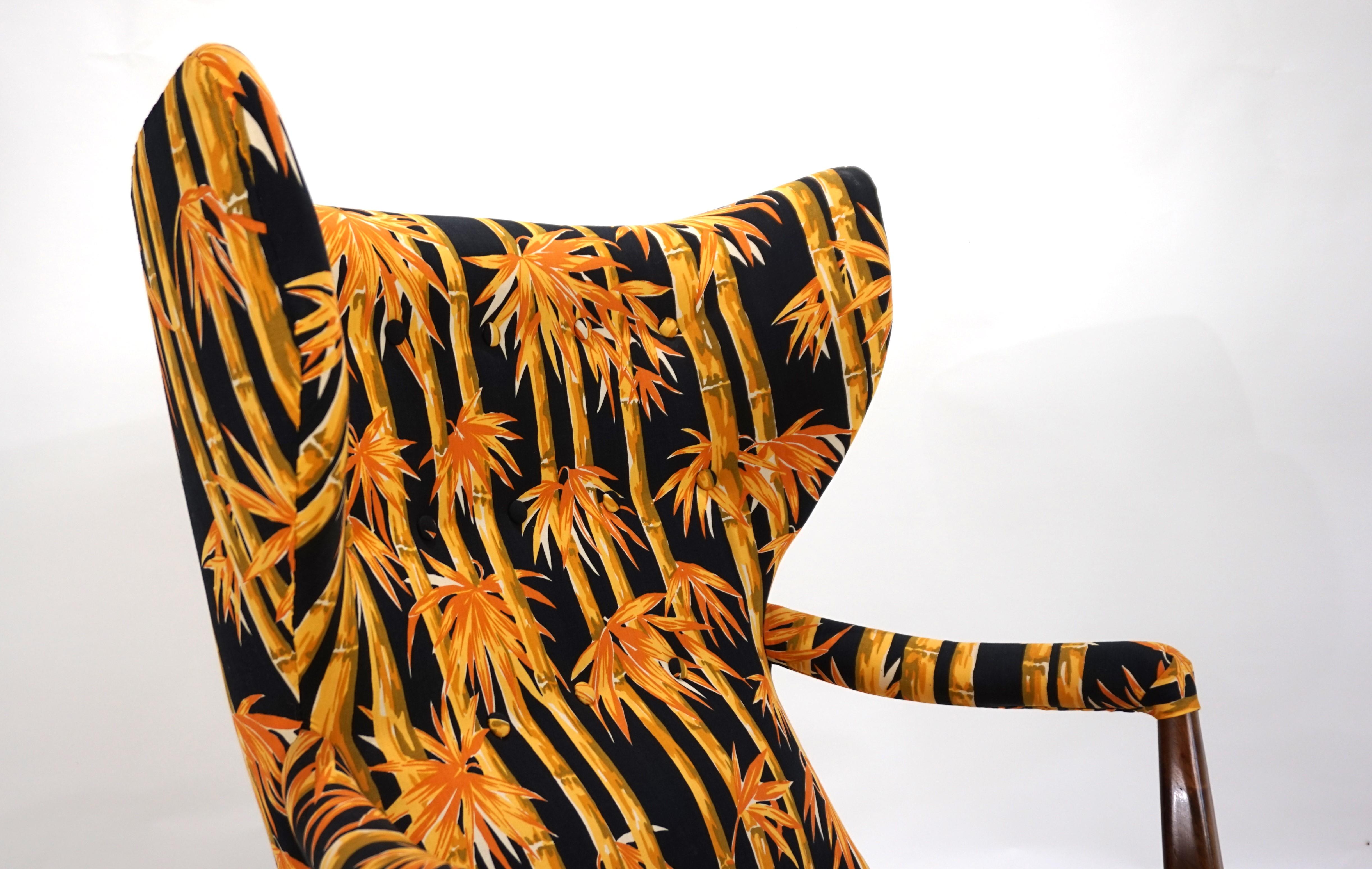 Scandinavian lounge chair Wingchair, 1960 In Good Condition For Sale In Ludwigslust, DE