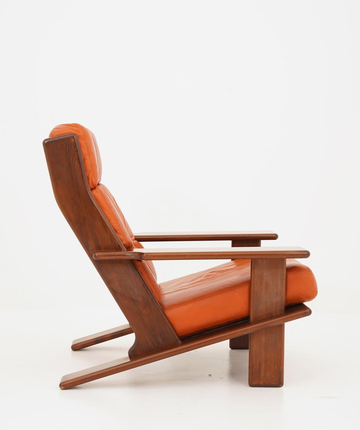 Danish Scandinavian Lounge Chairs model 'Pele' by Esko Pajamies For Sale