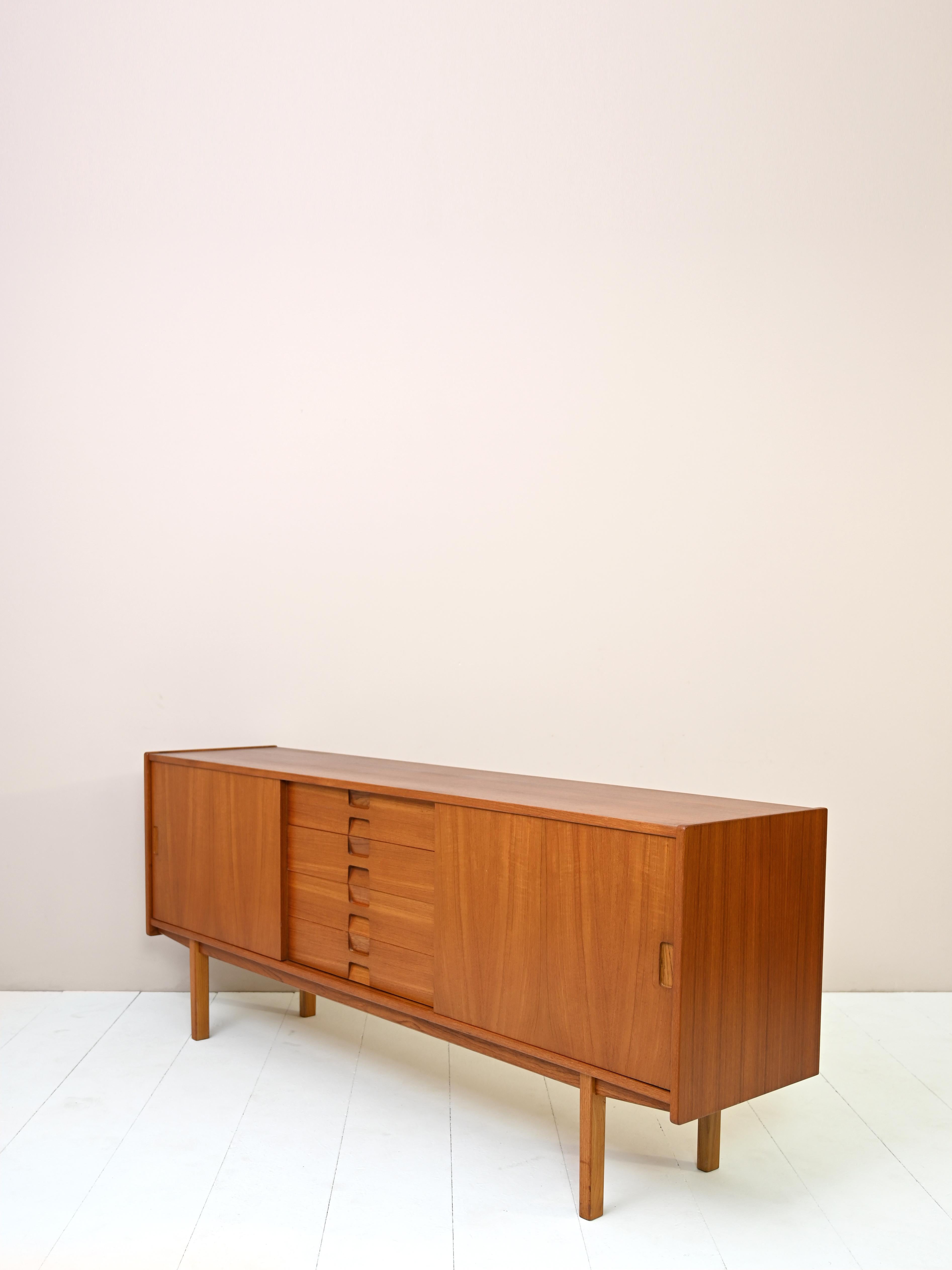 Scandinavian-Made Sideboard with Bar Compartment 1