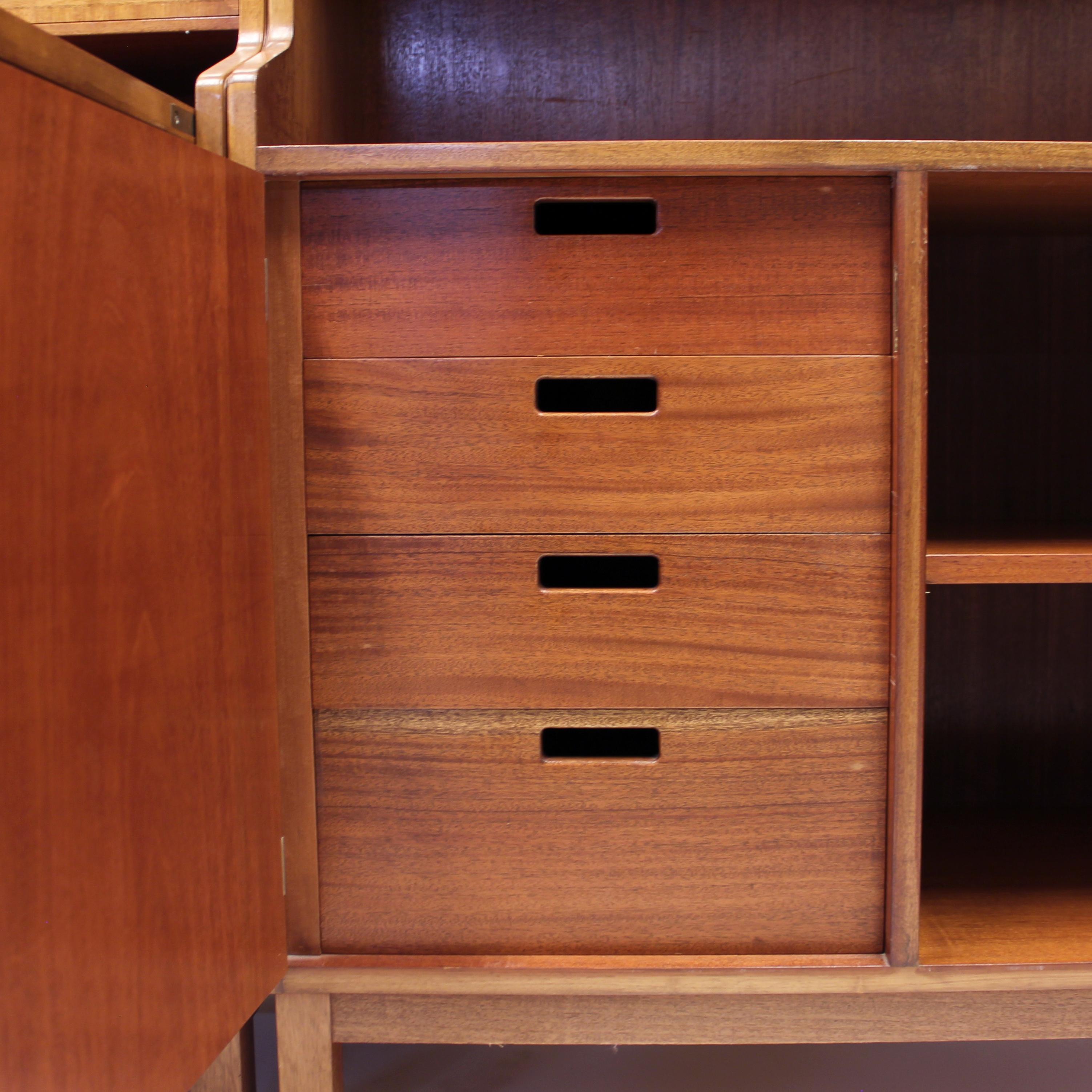 Scandinavian Master Cabinet Maker Bookcase, 1950s 9