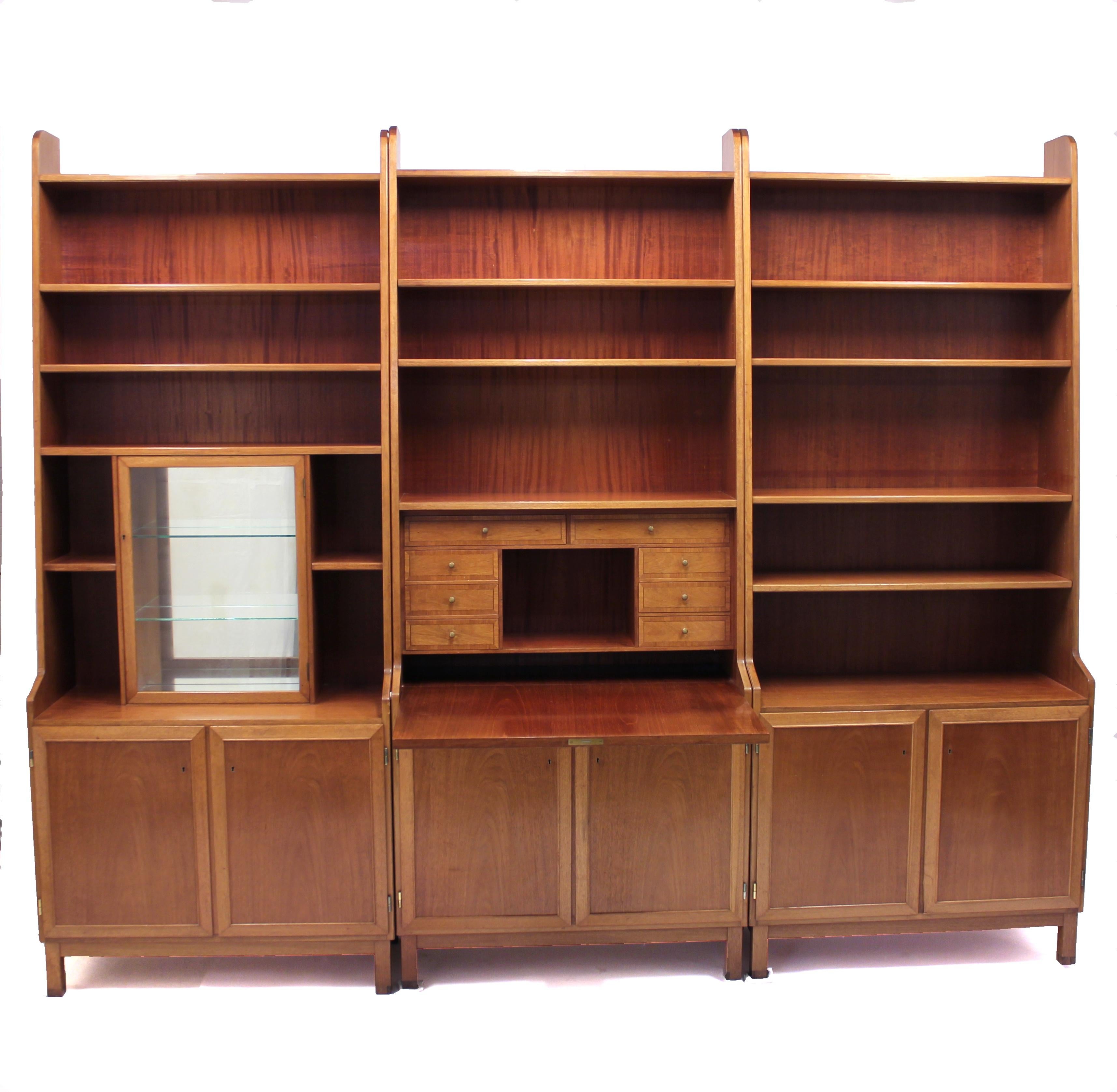 Scandinavian Modern Scandinavian Master Cabinet Maker Bookcase, 1950s
