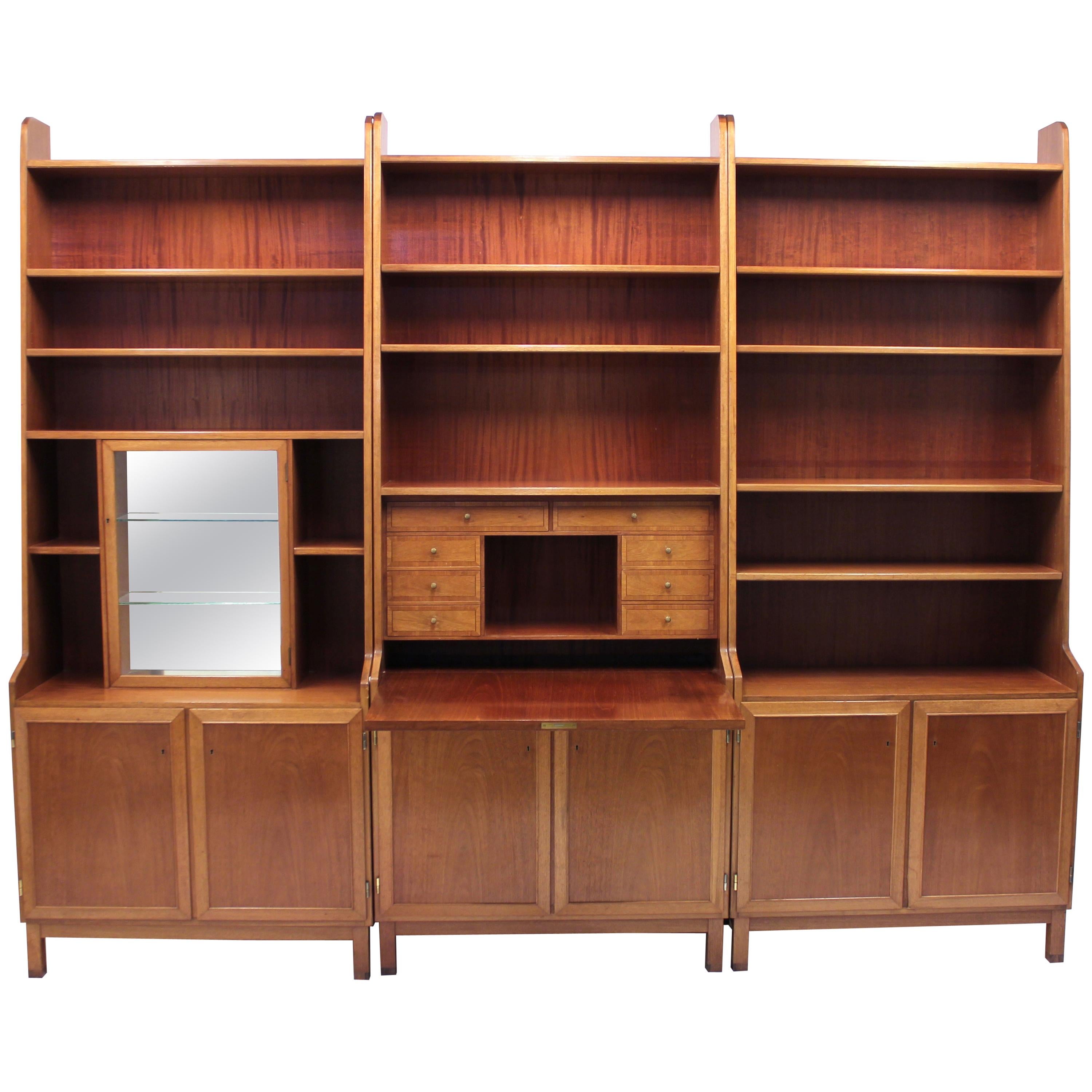 Scandinavian Master Cabinet Maker Bookcase, 1950s
