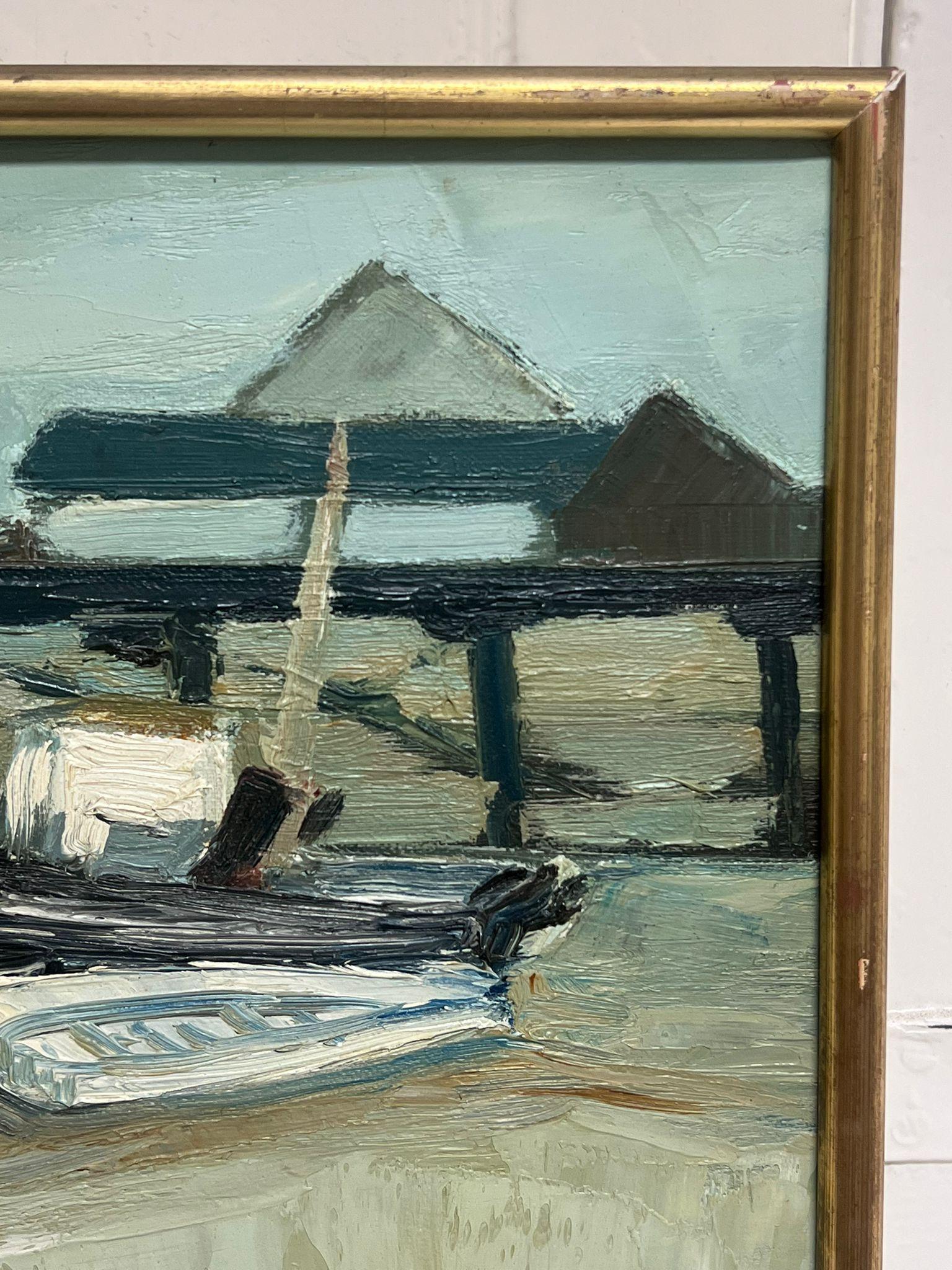 The Beach
Mid 20th century, Scandinavian School,
indistinctly signed
oil on canvas, framed
framed: 16 x 19 inches
canvas: 15 x 18 inches
provenance: private collection
condition: very good and sound condition 