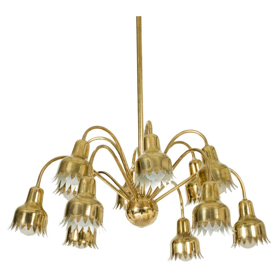 Scandinavian modern ceiling lamp 'Liberty' by Elhå Armaturer, Sweden, 1940s