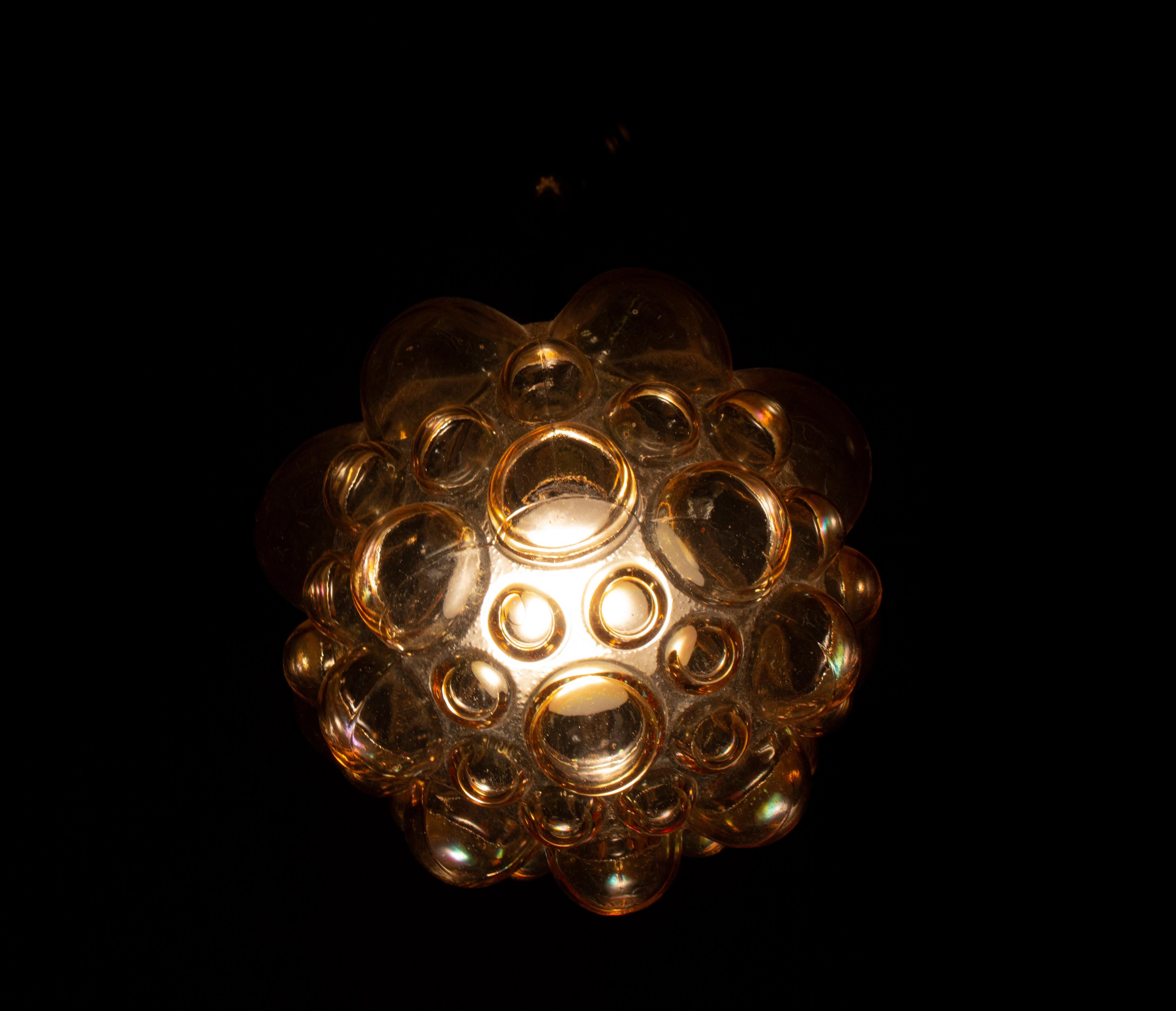 Lampada da soffitto a bolla scandinava del Medioevo, Norvegia, 1970 in vendita 4