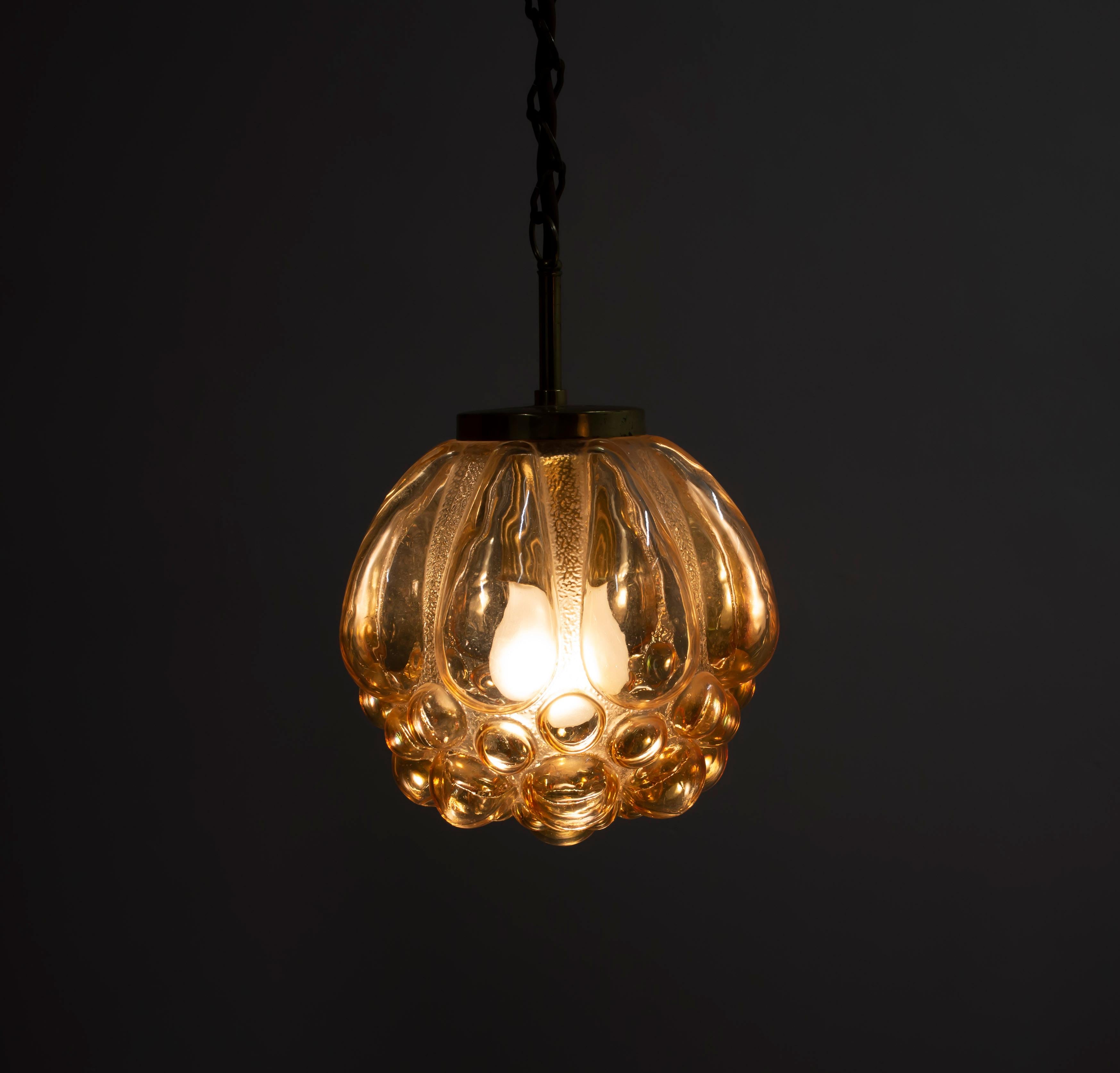 Late 20th Century Scandinavian Midcentury Bubble Ceiling Lamp, Norway, 1970 For Sale