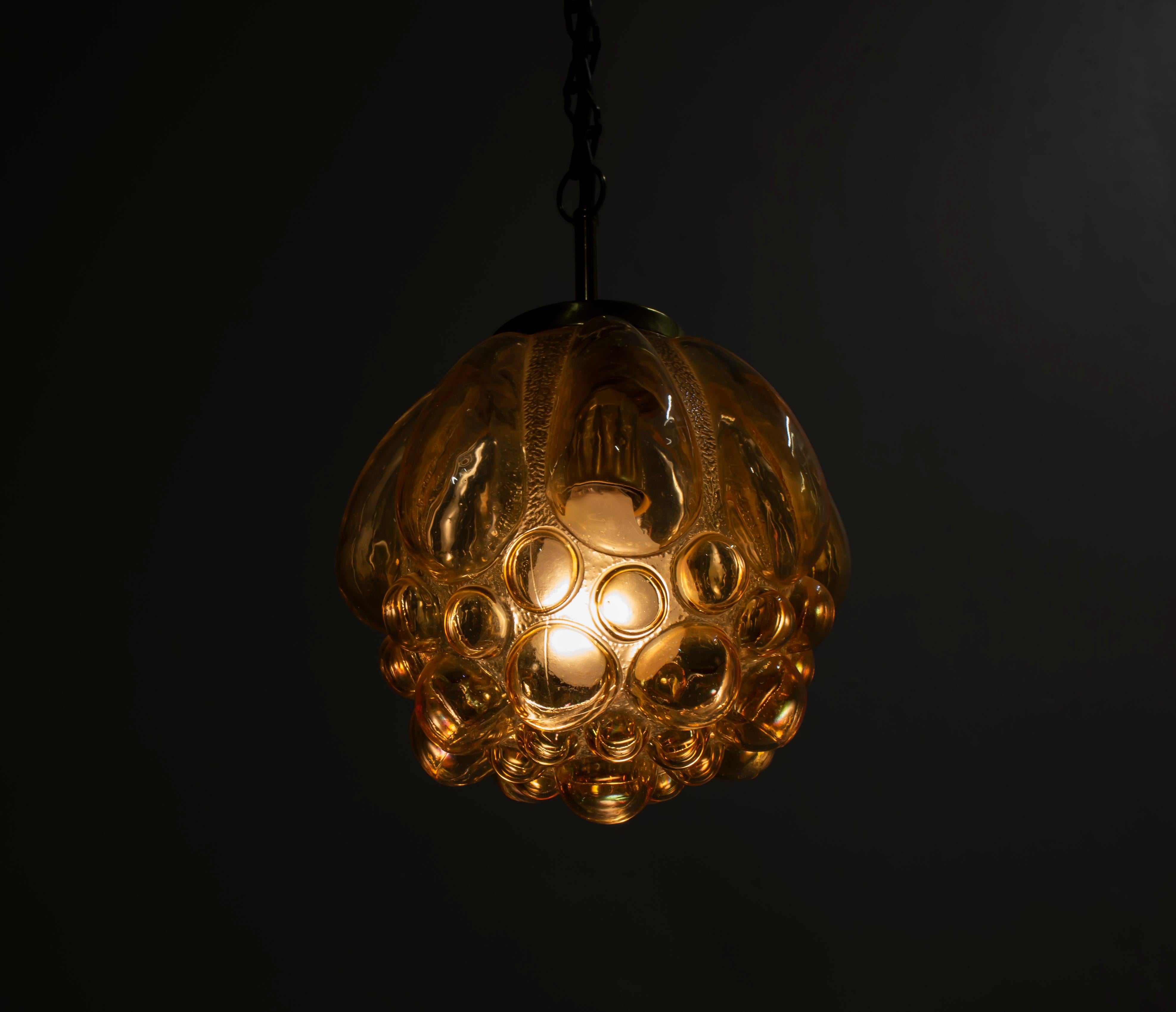 Scandinavian Midcentury Bubble Ceiling Lamp, Norway, 1970 For Sale 1