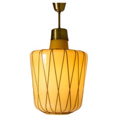 Scandinavian Mid-Century Ceiling Light, Bo Notini, Sweden, 1940s