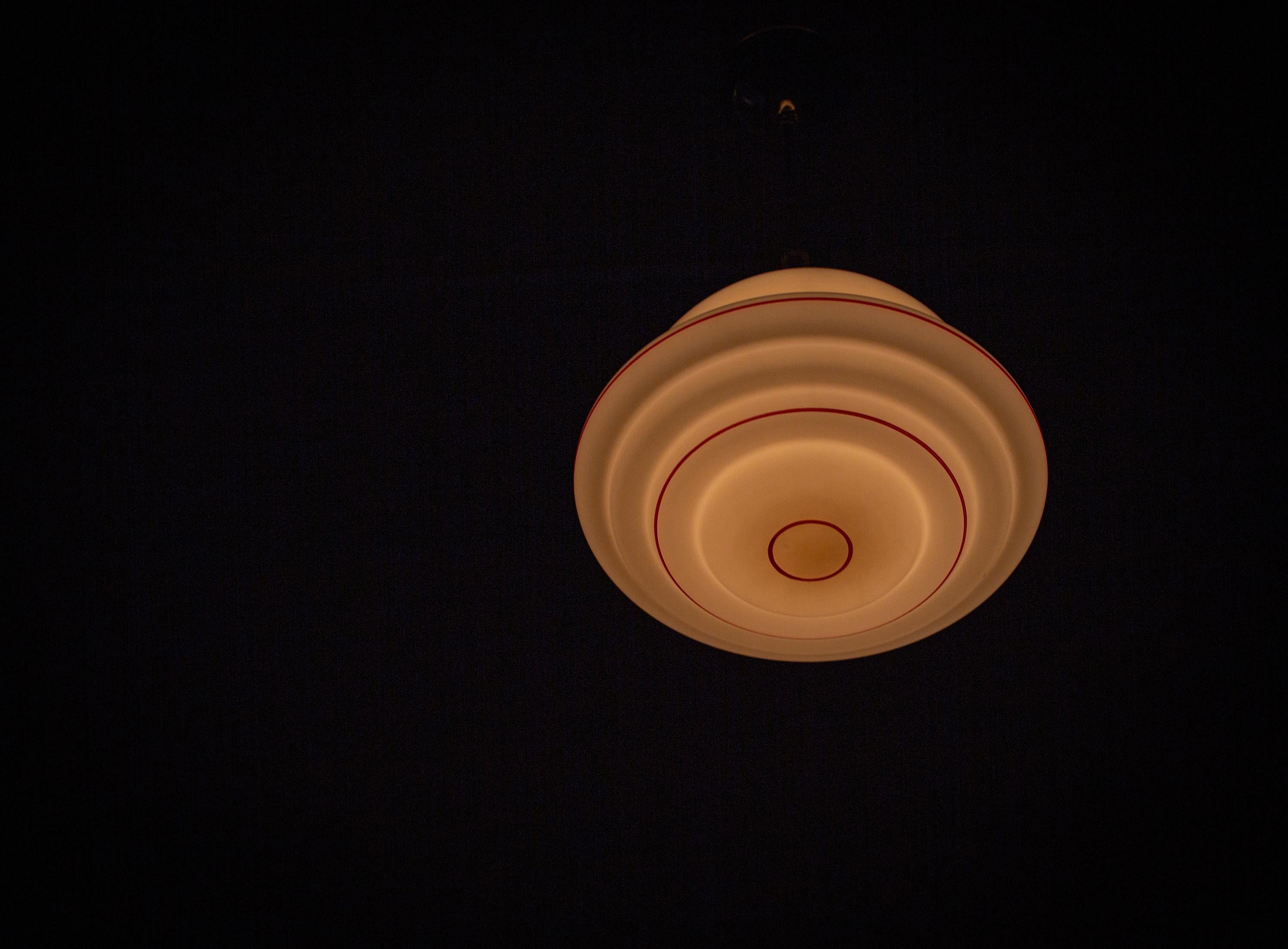 Scandinavian Mid Century Ceiling Light, Norway, 1950s For Sale 5