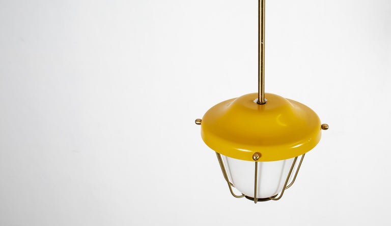 Scandinavian Mid Century Ceiling Light, Norway, 1960s In Good Condition For Sale In Oslo, NO