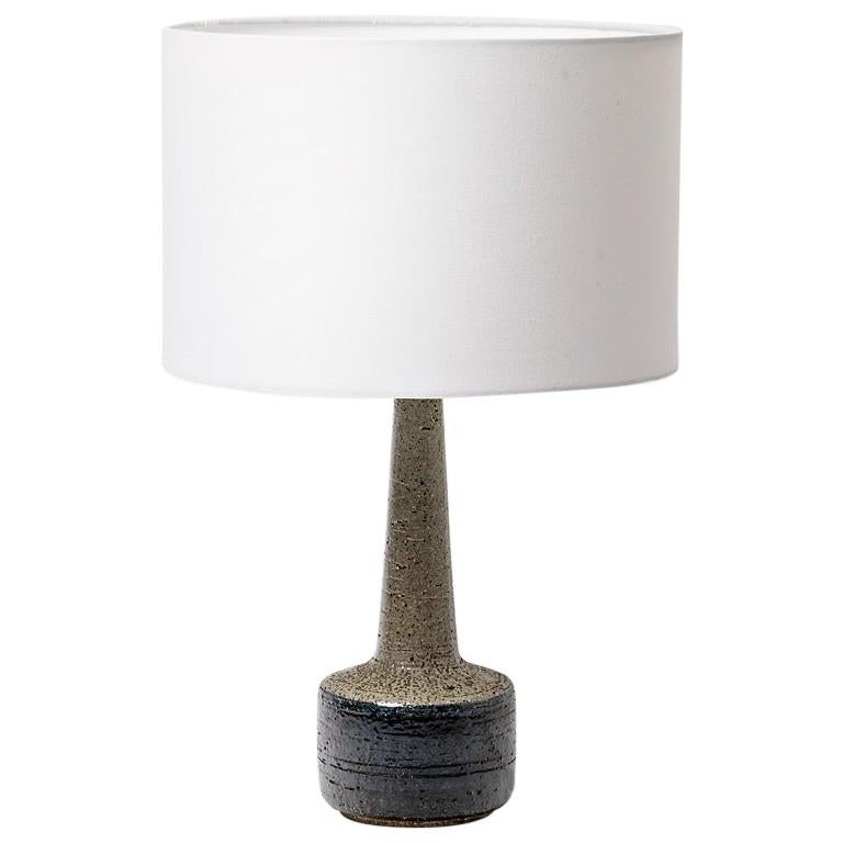 Scandinavian Midcentury Ceramic Table Lamp by Per Linnemann for Palshus Design