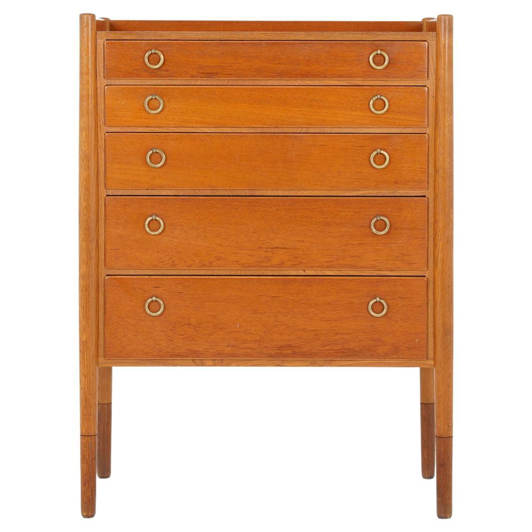 Scandinavian Mid-Century Chest of Drawers by Treman For Sale