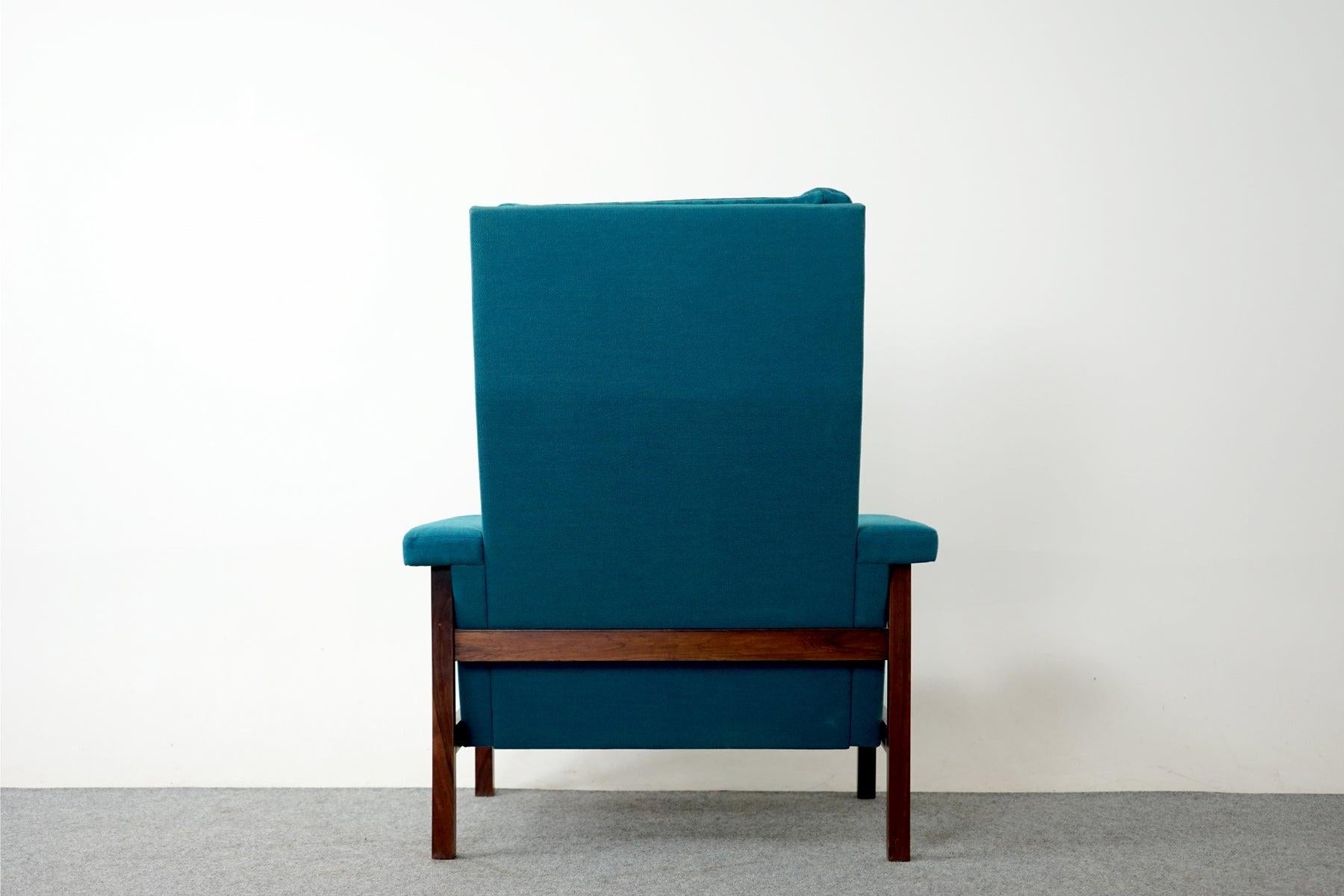 Scandinavian Mid-Century Danish Modern Rosewood Lounge Chair 5