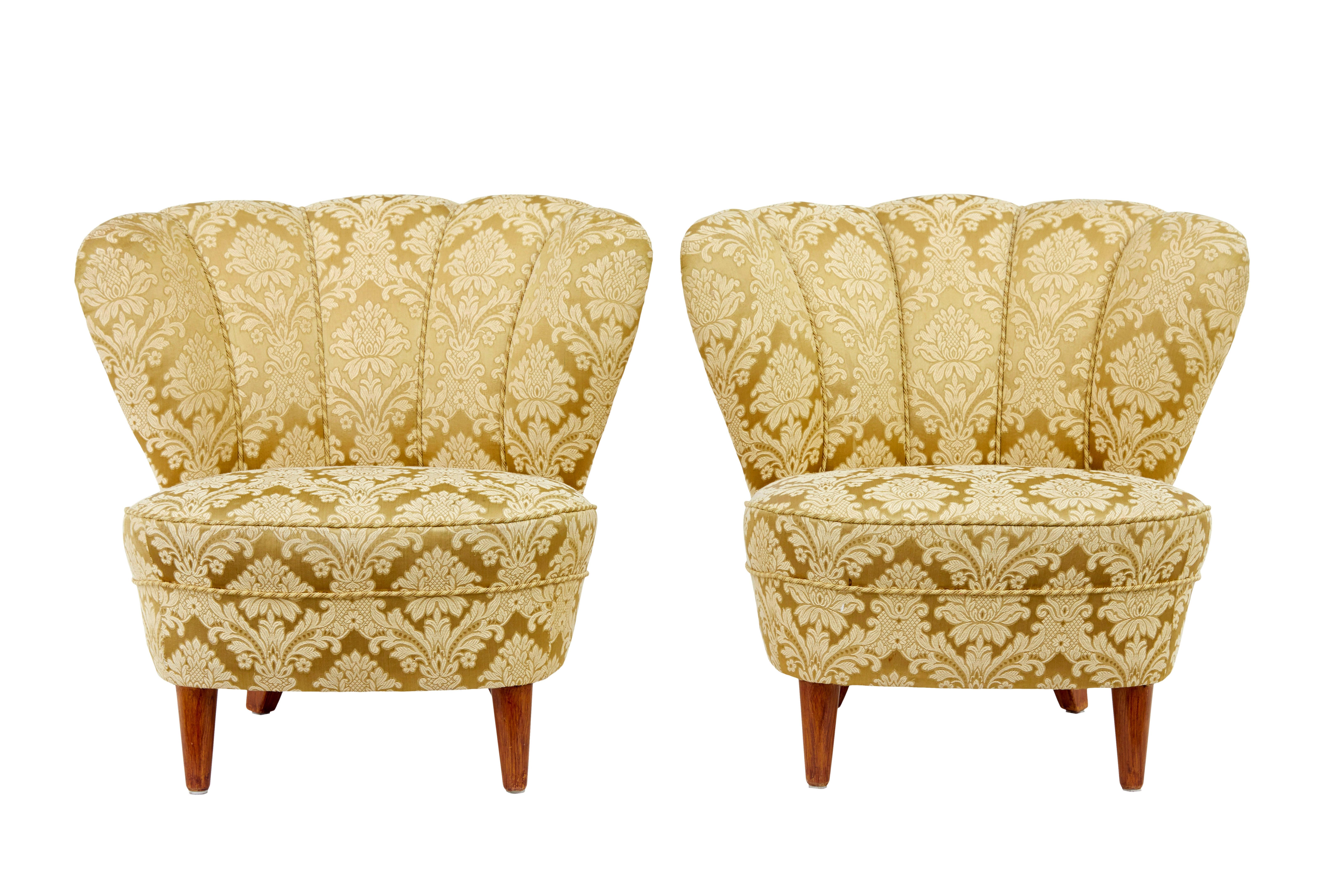 Scandinavian mid century deco inspired 3 piece salon suite For Sale 2