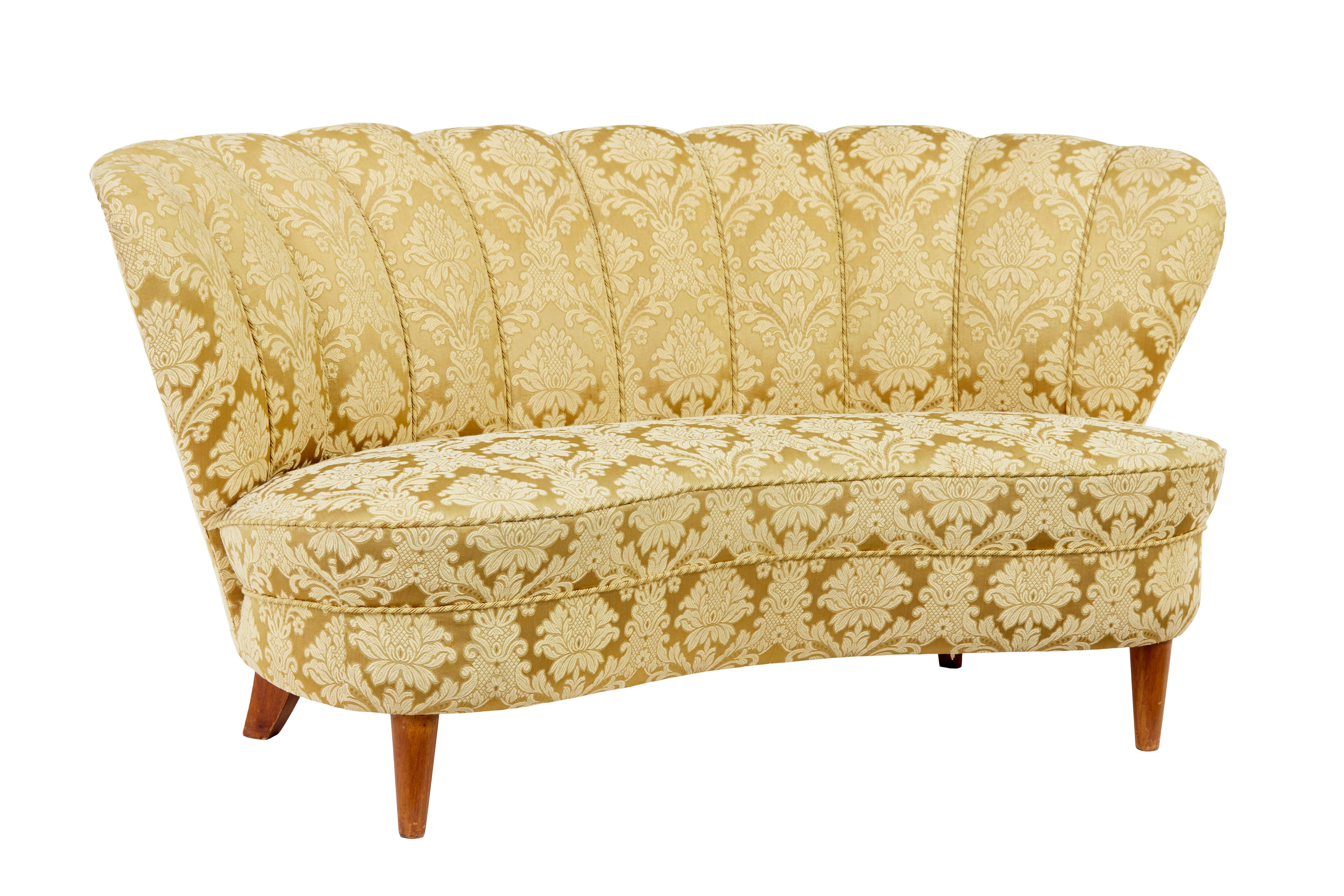 Art Deco Scandinavian mid century deco inspired 3 piece salon suite For Sale