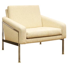 Scandinavian Mid-Century Design Lounge Chair with Metal Frame, 1970s