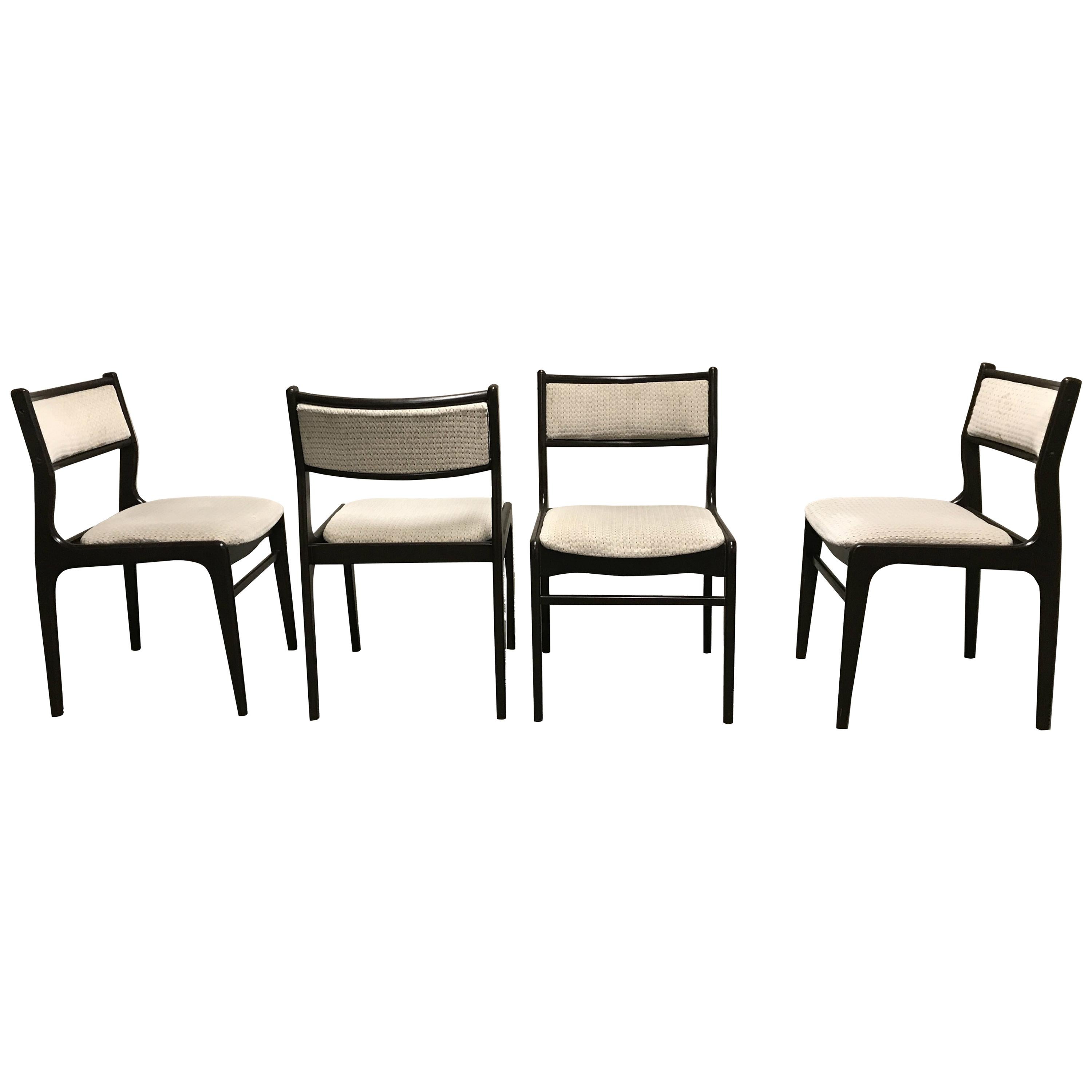 Scandinavian Mid Century Dining Chairs 1960s