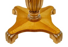 Scandinavian mid century elm shaped coffee table