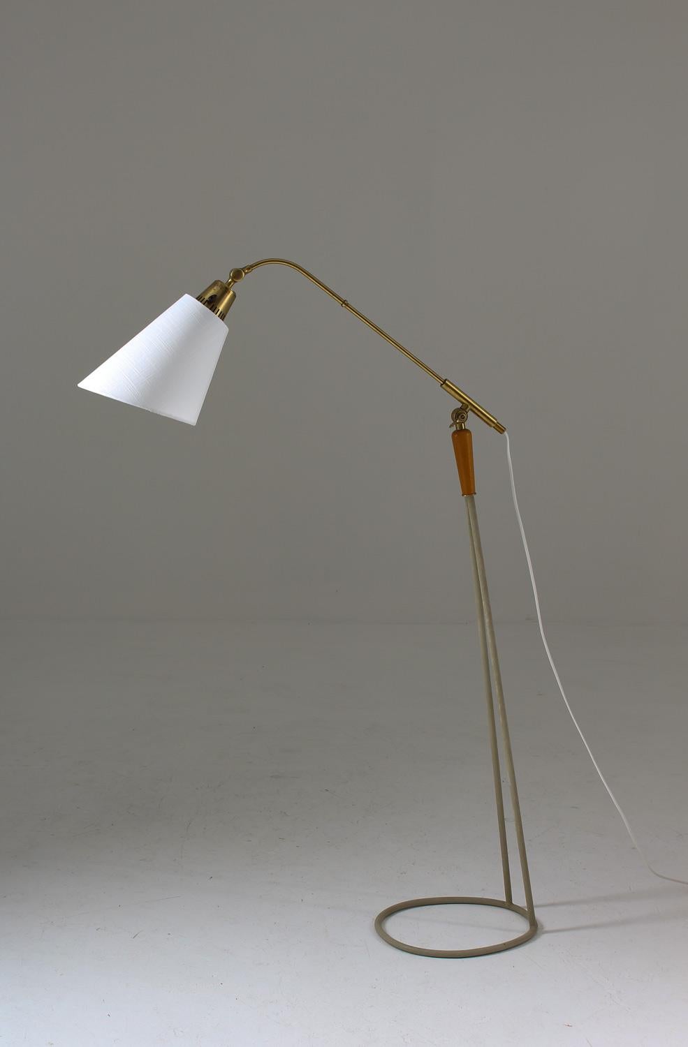 Mid-Century Modern Scandinavian Midcentury Floor Lamp by Falkenbergs, Sweden