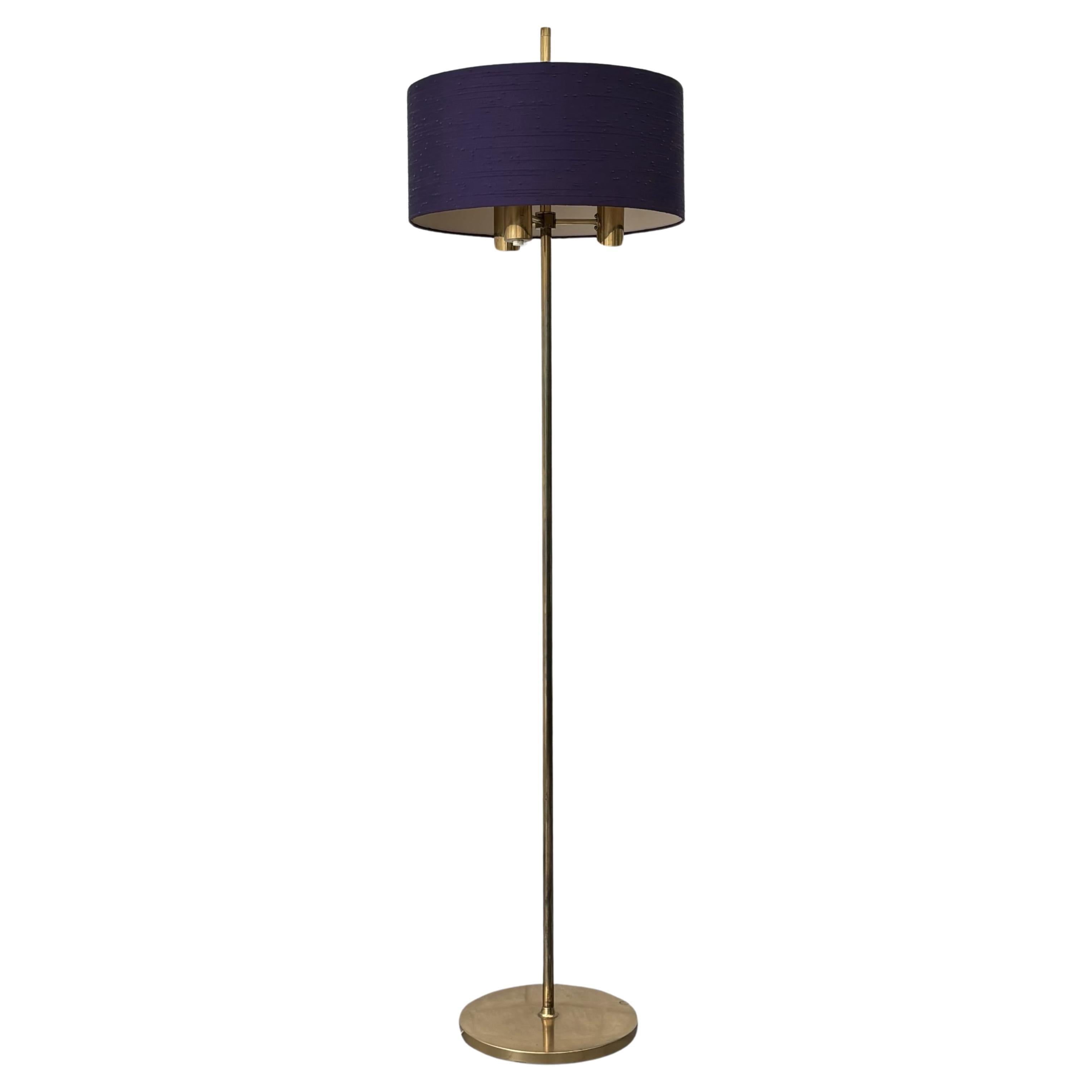 Scandinavian mid-century floor lamp, Fagerhults Belysning, Sweden, 1960s For Sale