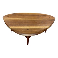 Scandinavian Mid-Century Guitar Pick Leaf Table