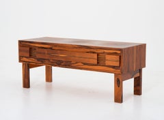 Scandinavian Mid Century Hallway Chest in Rosewood by Glas & Trä