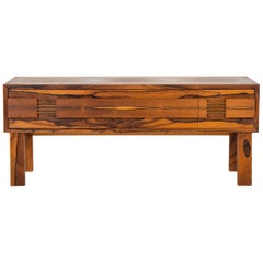 Scandinavian Mid Century Hallway Chest in Rosewood by Glas & Trä