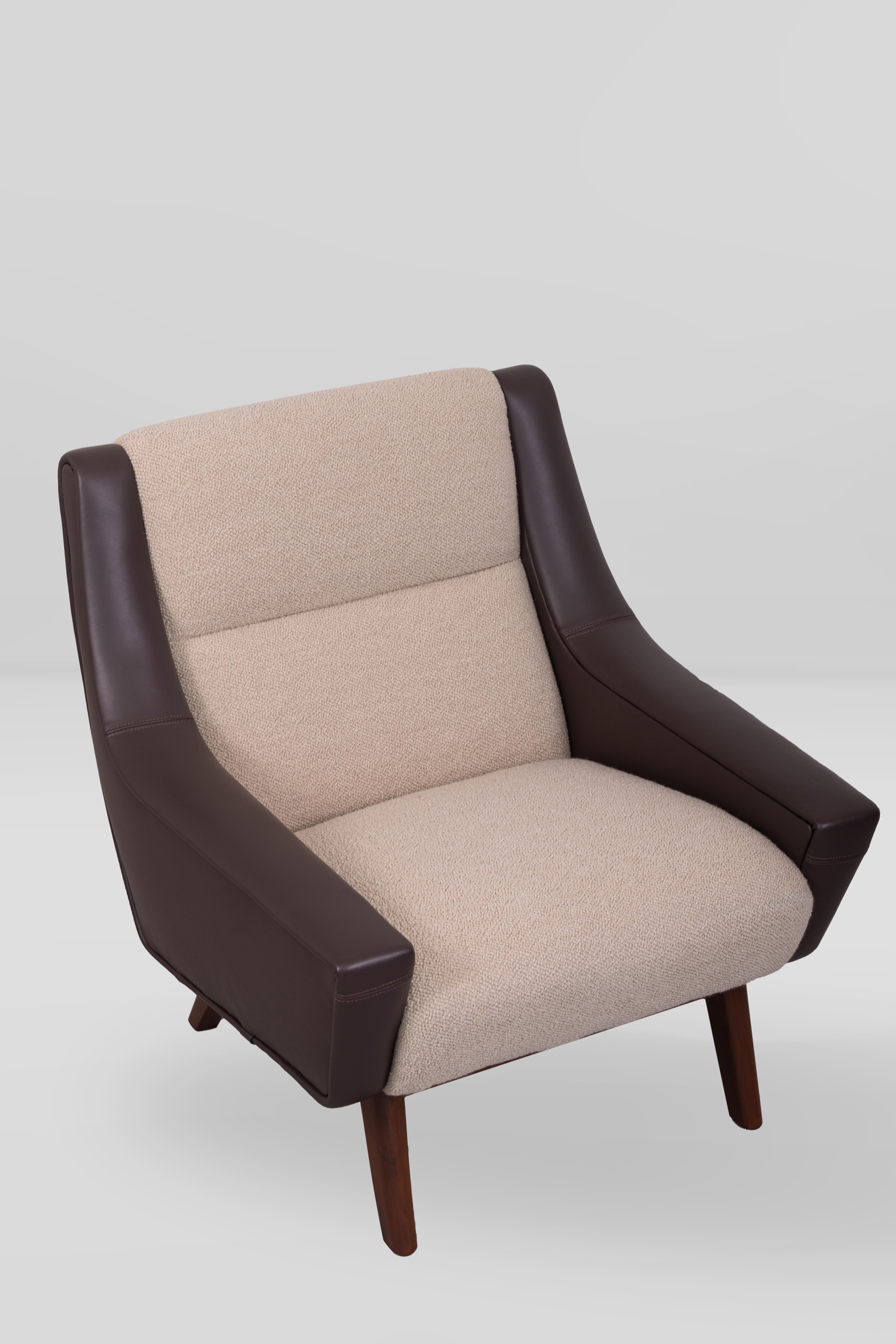 20th Century Scandinavian Mid-Century Lounge Chair, Denmark 1960s For Sale