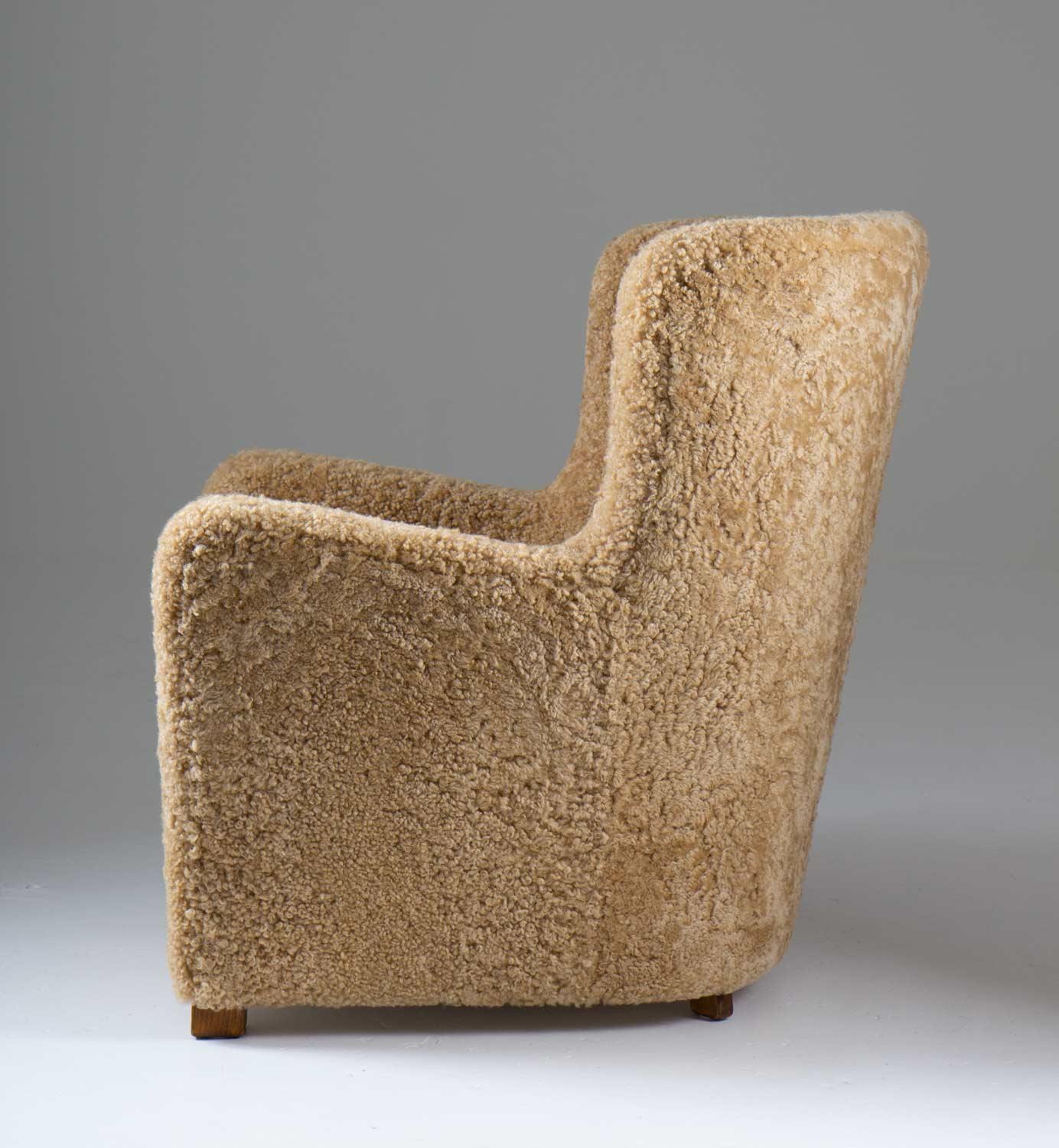 lambskin chair