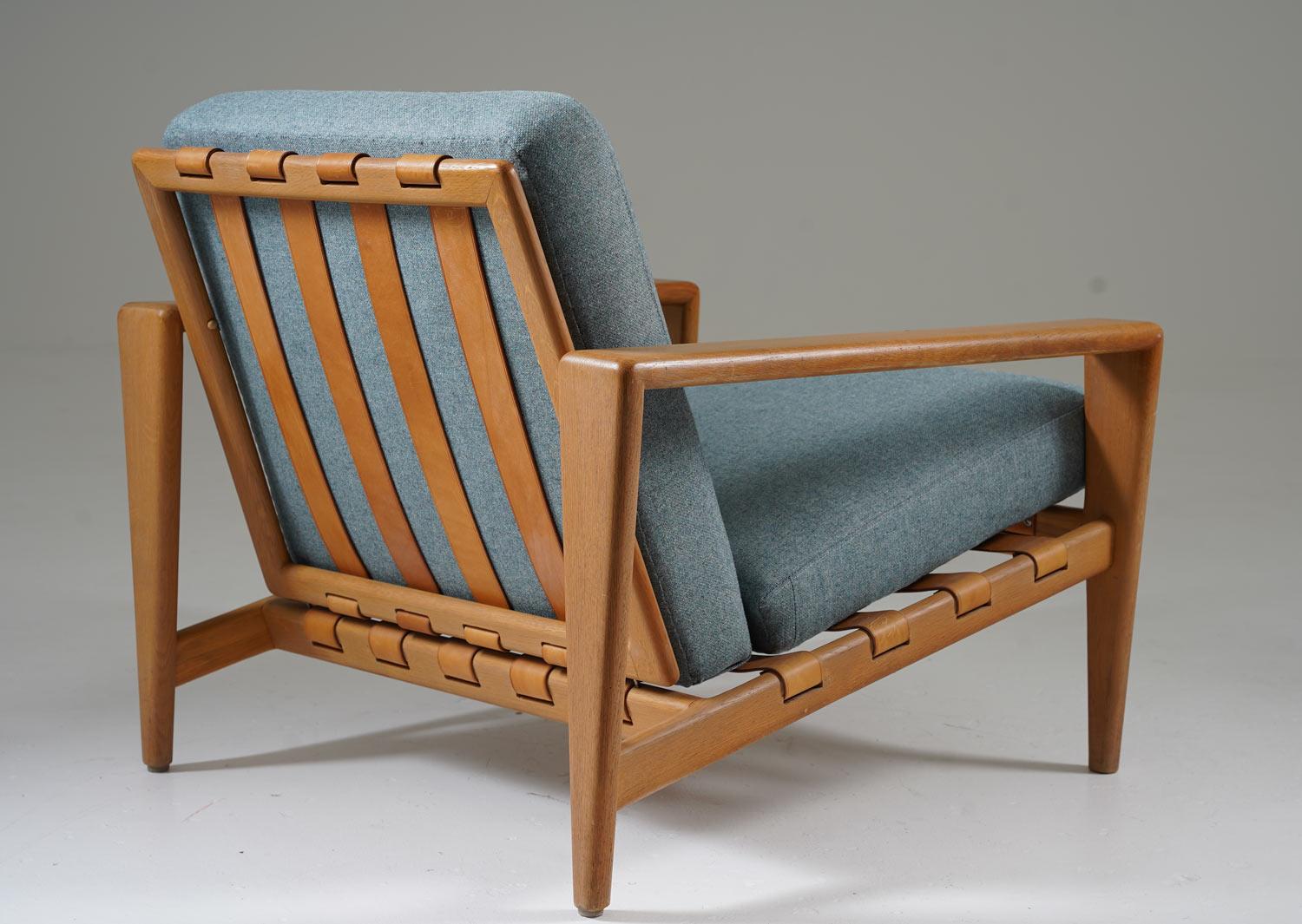 Chaises longues scandinaves du milieu du siècle 