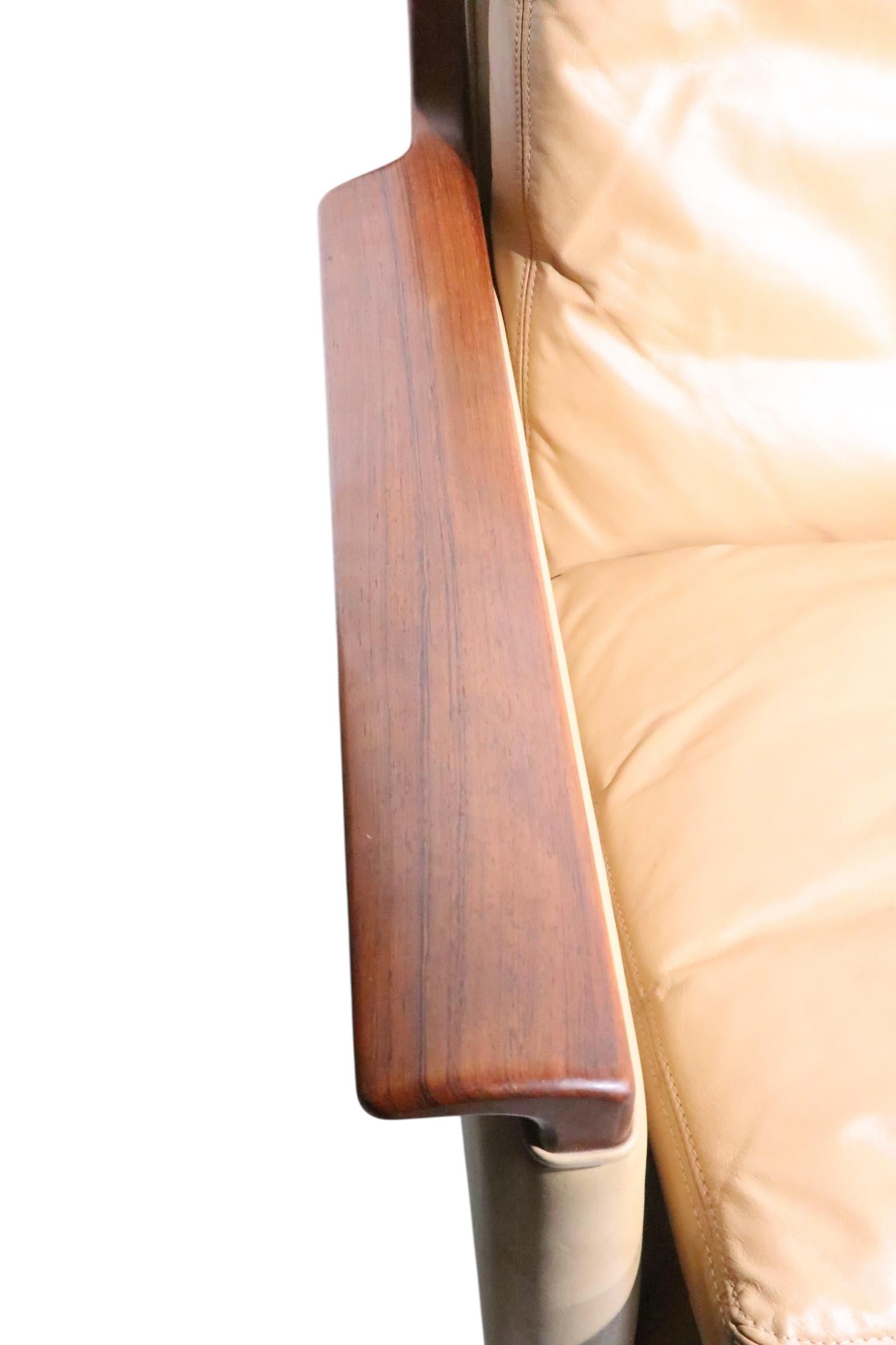 Scandinavian Mid Century Minerva Four Seat  Sofa by Torjorn  Afdal for Bruksbo For Sale 3