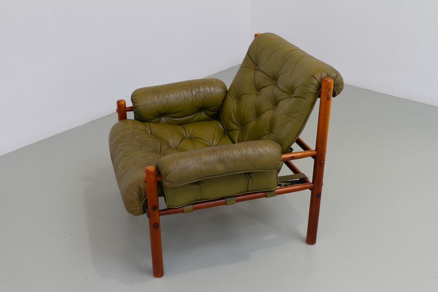 Sillón escandinavo moderno de mediados de siglo Arne Norell, Suecia Años 70. en venta 4