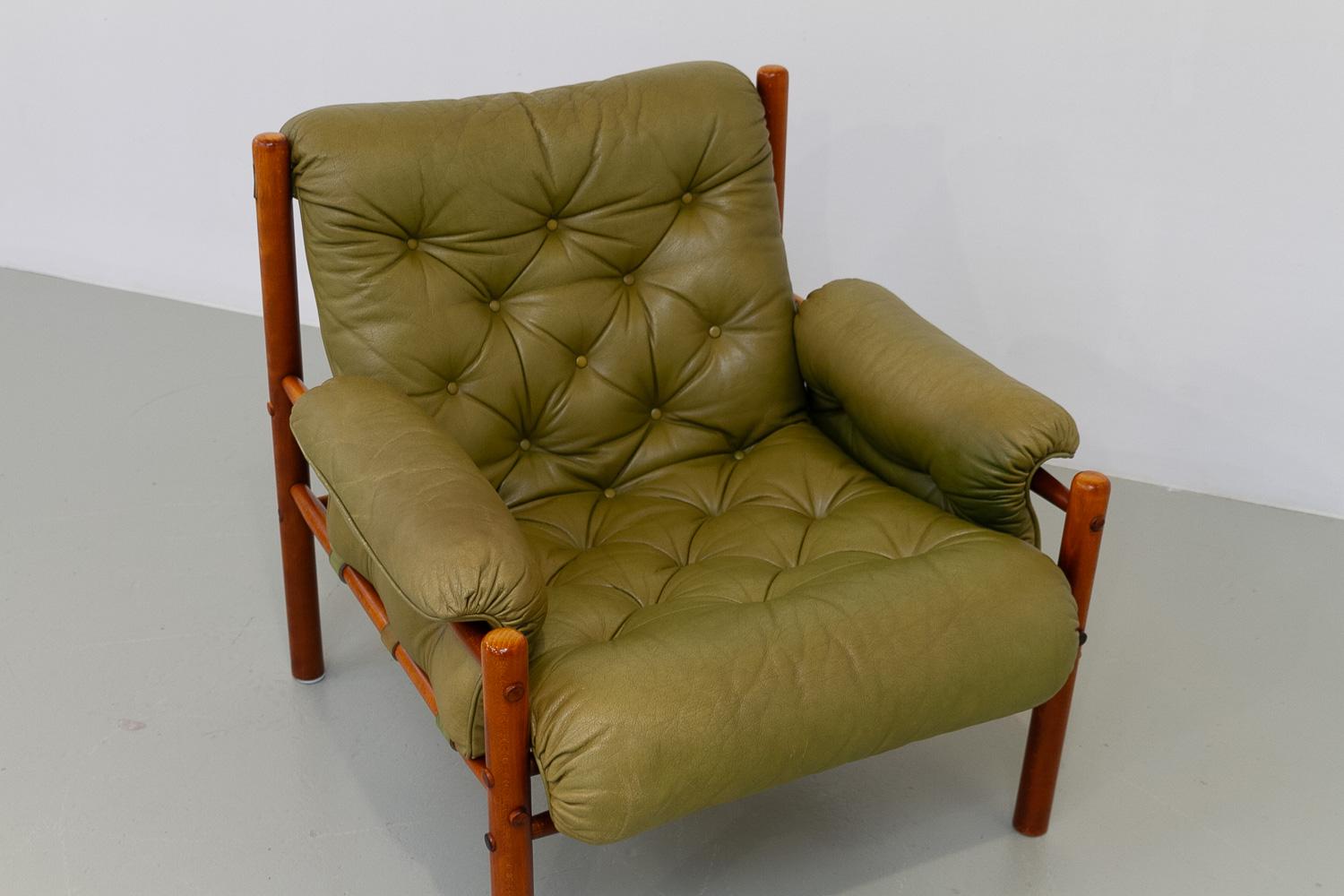 Sillón escandinavo moderno de mediados de siglo Arne Norell, Suecia Años 70. en venta 4